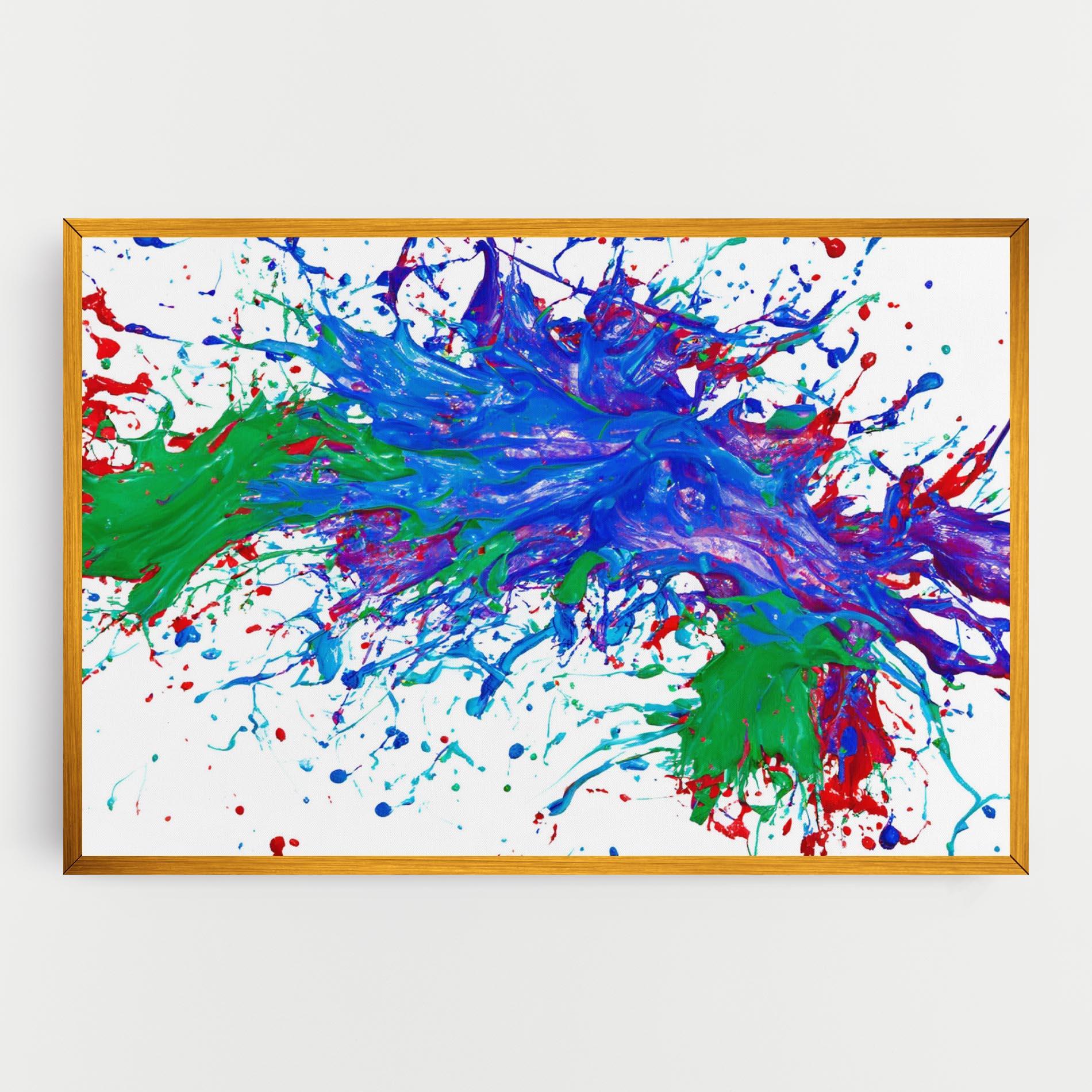 Obraz na Płótnie Colorful Blue Purple mockup 0