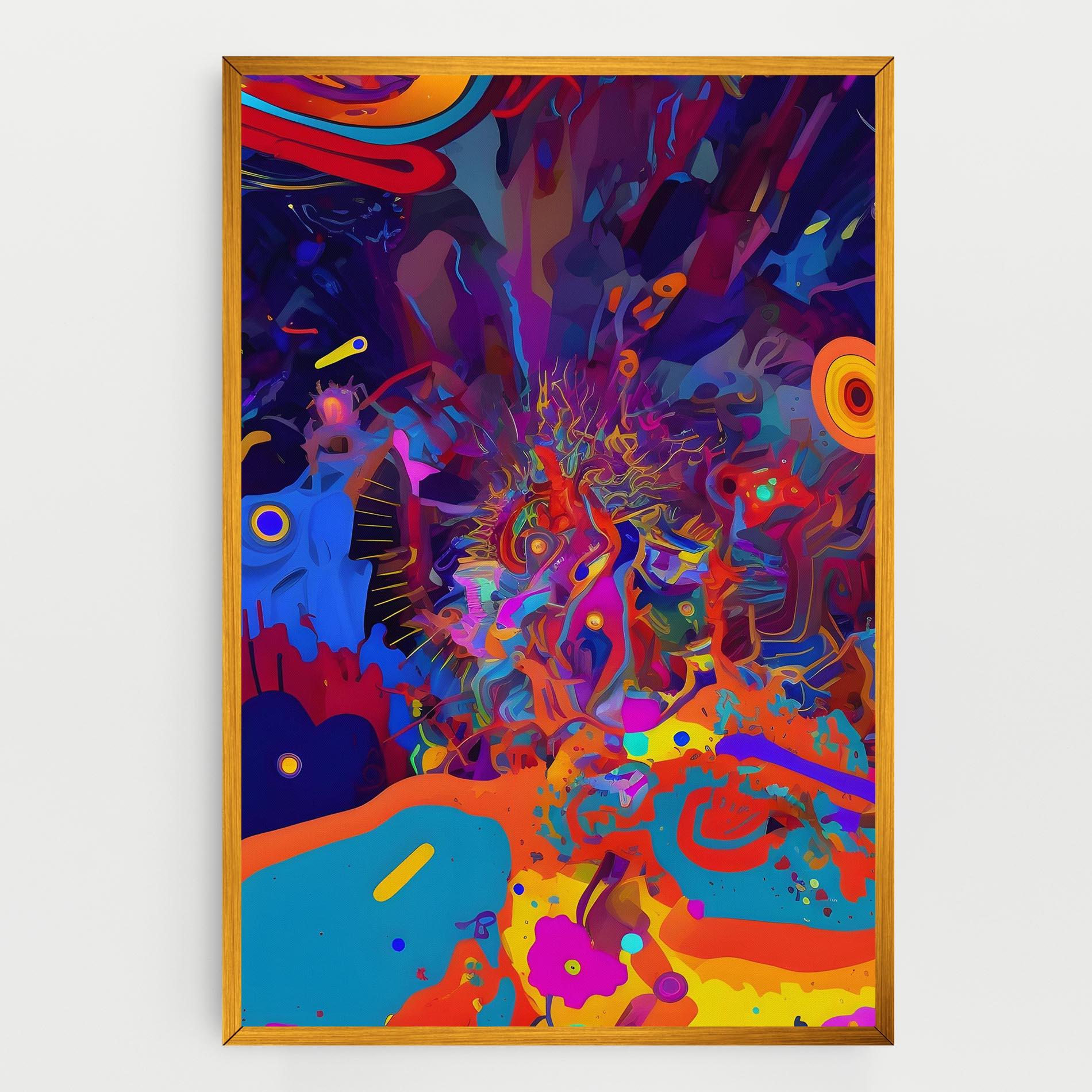 Obraz na Płótnie Abstract Color Work mockup 0