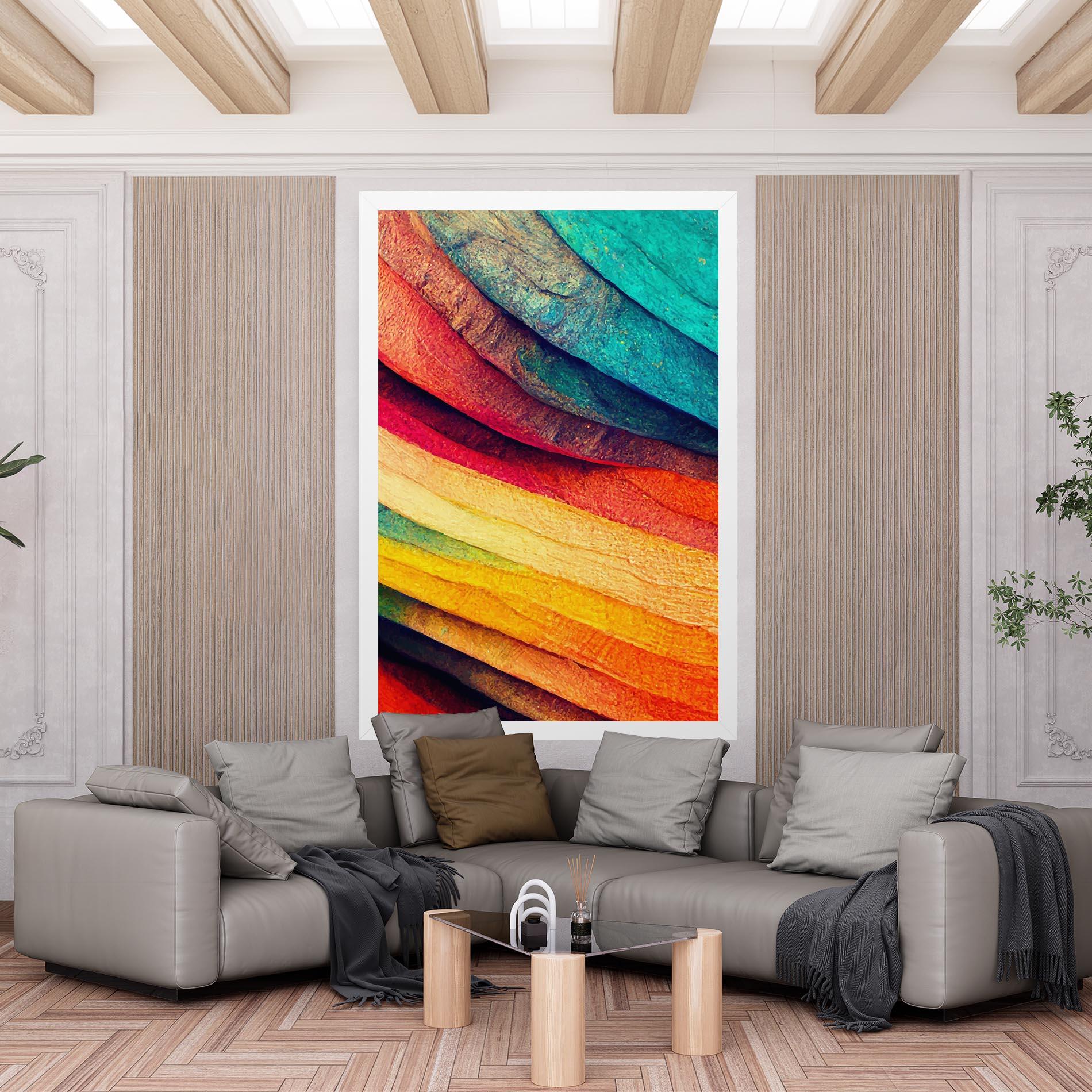 Obraz na Płótnie Autumn Abstract Color mockup 6