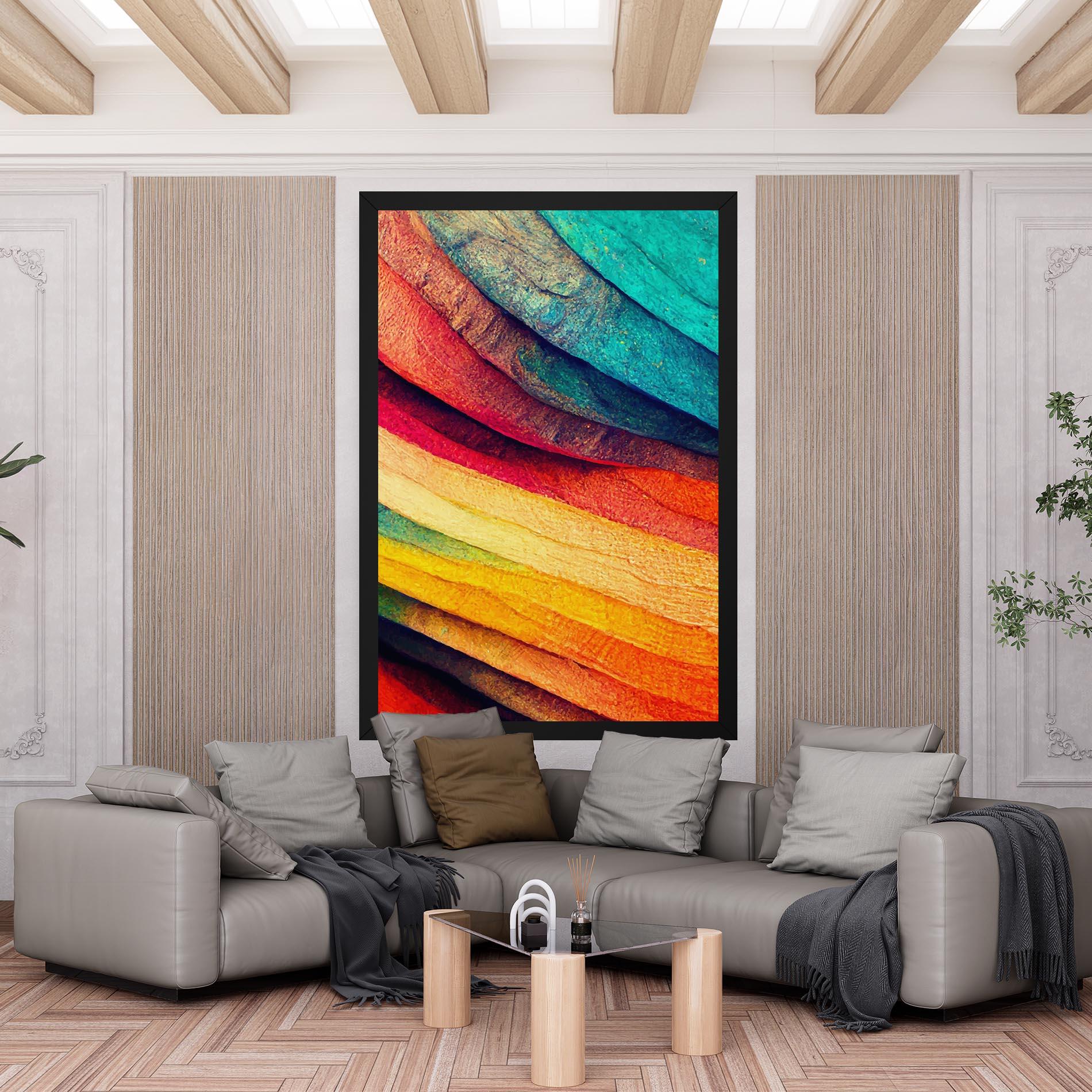 Obraz na Płótnie Autumn Abstract Color mockup 6