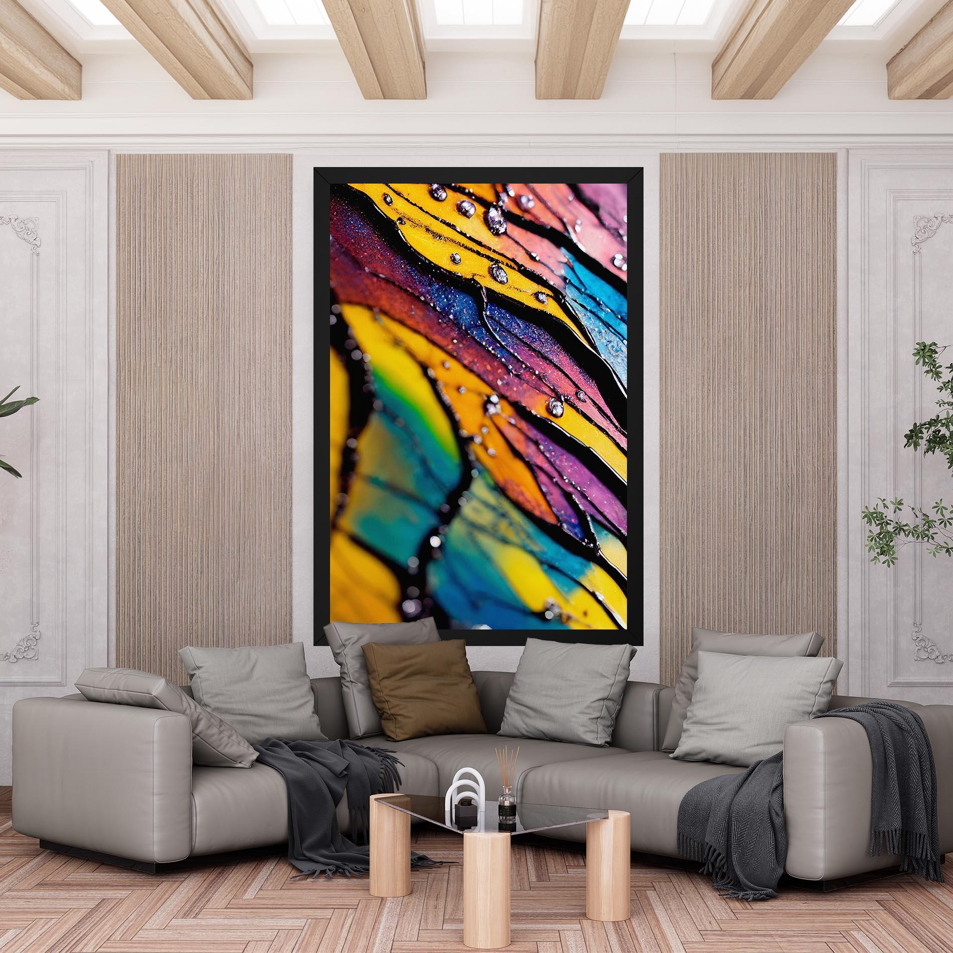 Obraz na Płótnie Beautiful Colorful Epoxy mockup 6