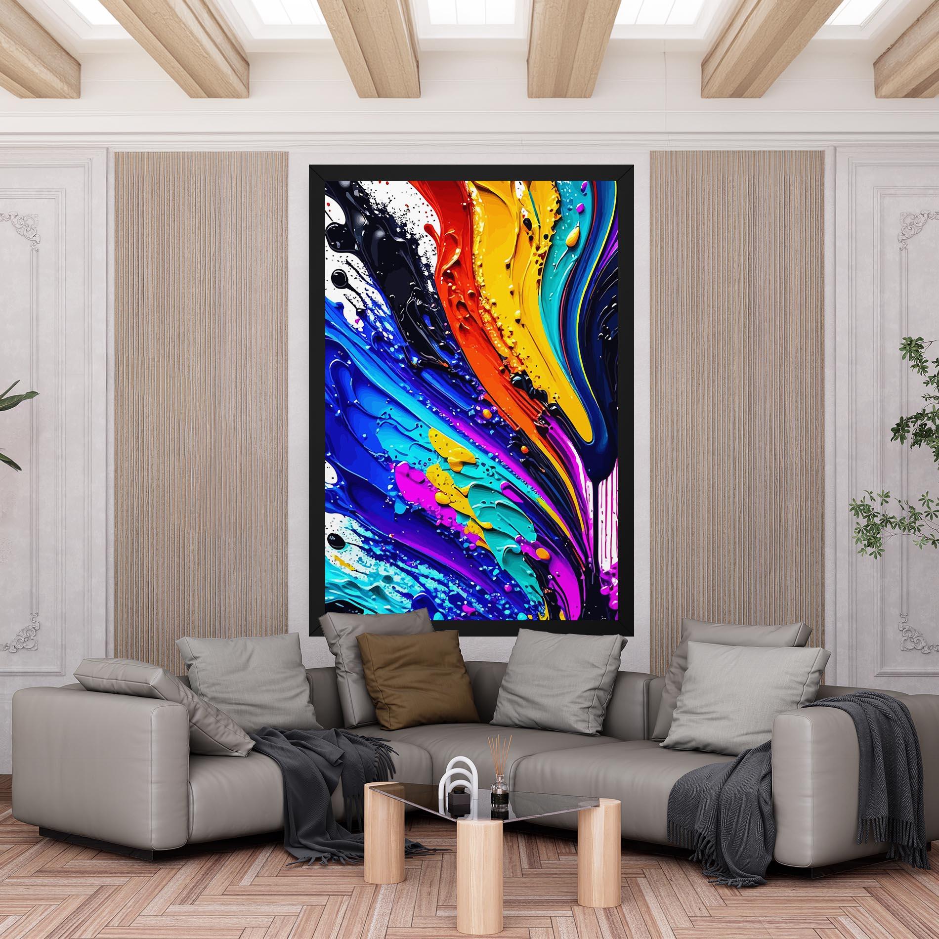 Obraz na Płótnie Beautiful Splash mockup 6