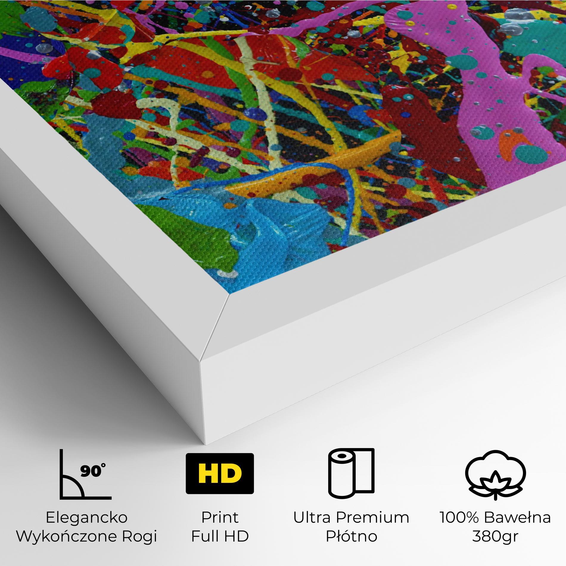 Obraz na Płótnie Dark Panorama mockup 4