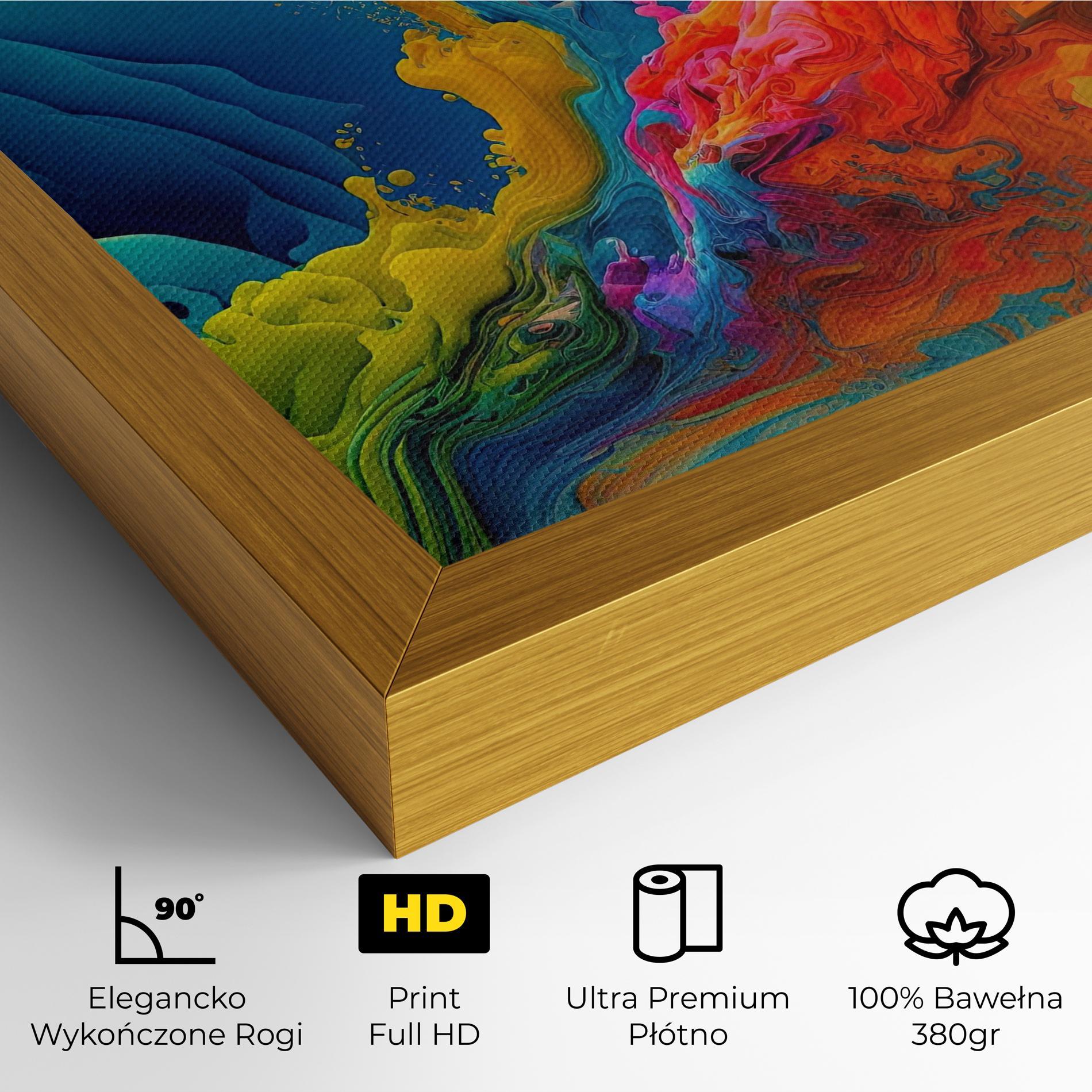 Obraz na Płótnie Color Floating mockup 4