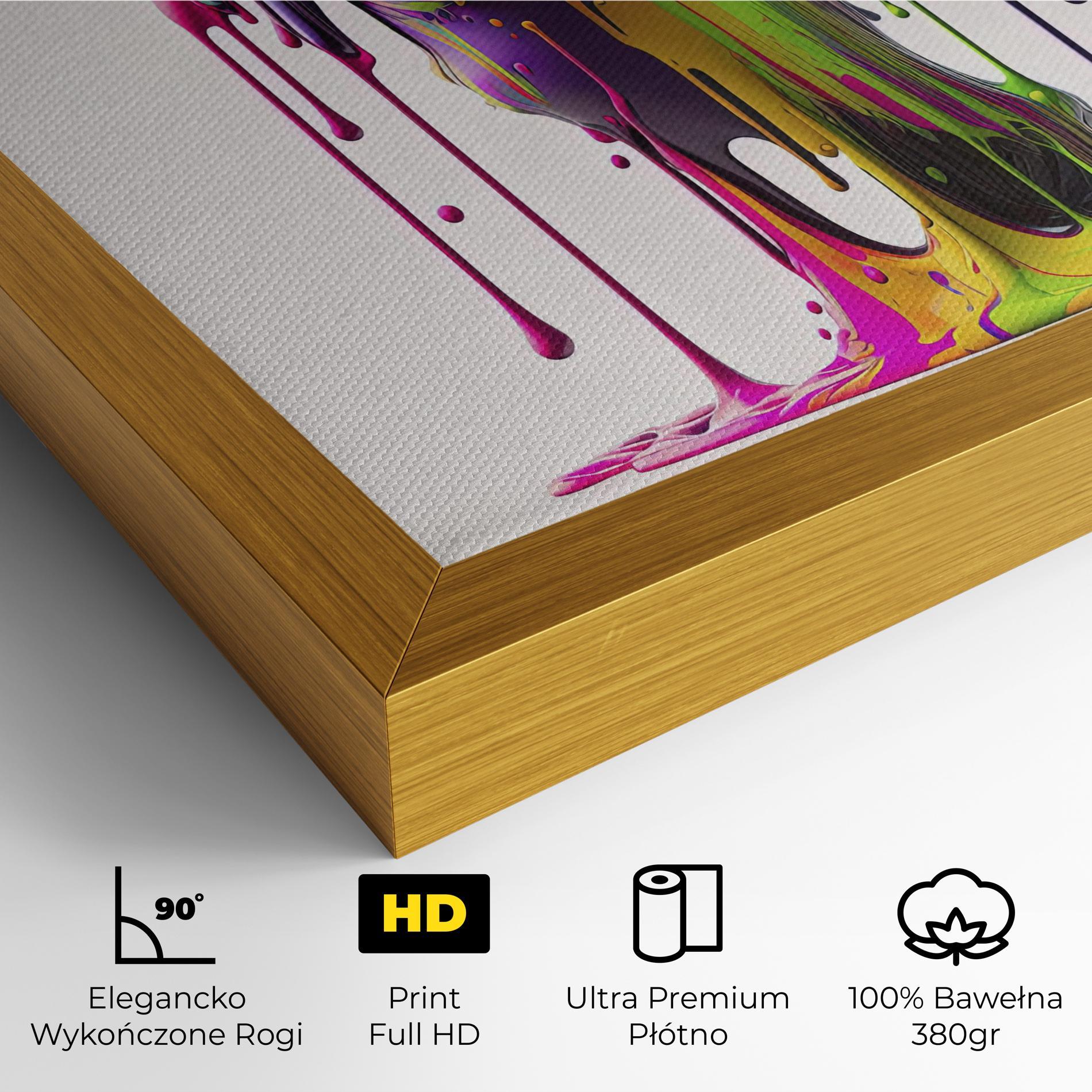 Obraz na Płótnie Colorful Body mockup 4