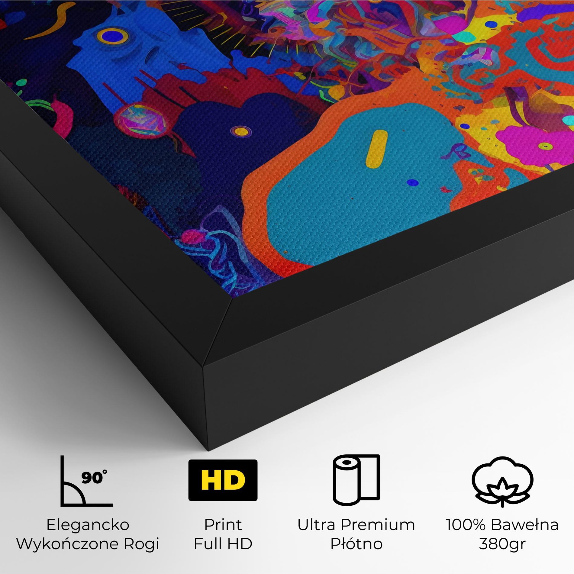 Obraz na Płótnie Abstract Color Work mockup 4