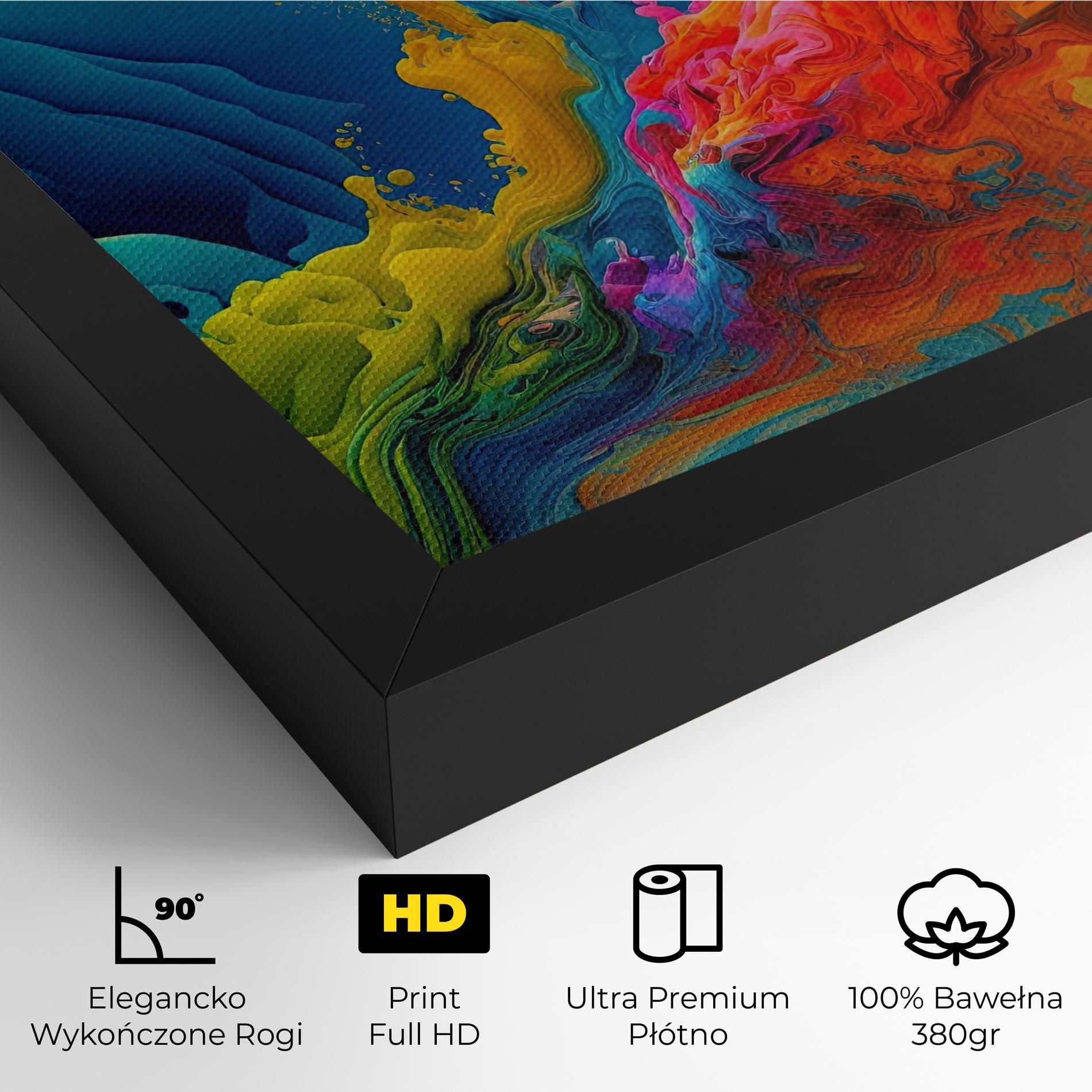 Obraz na Płótnie Color Floating mockup 4