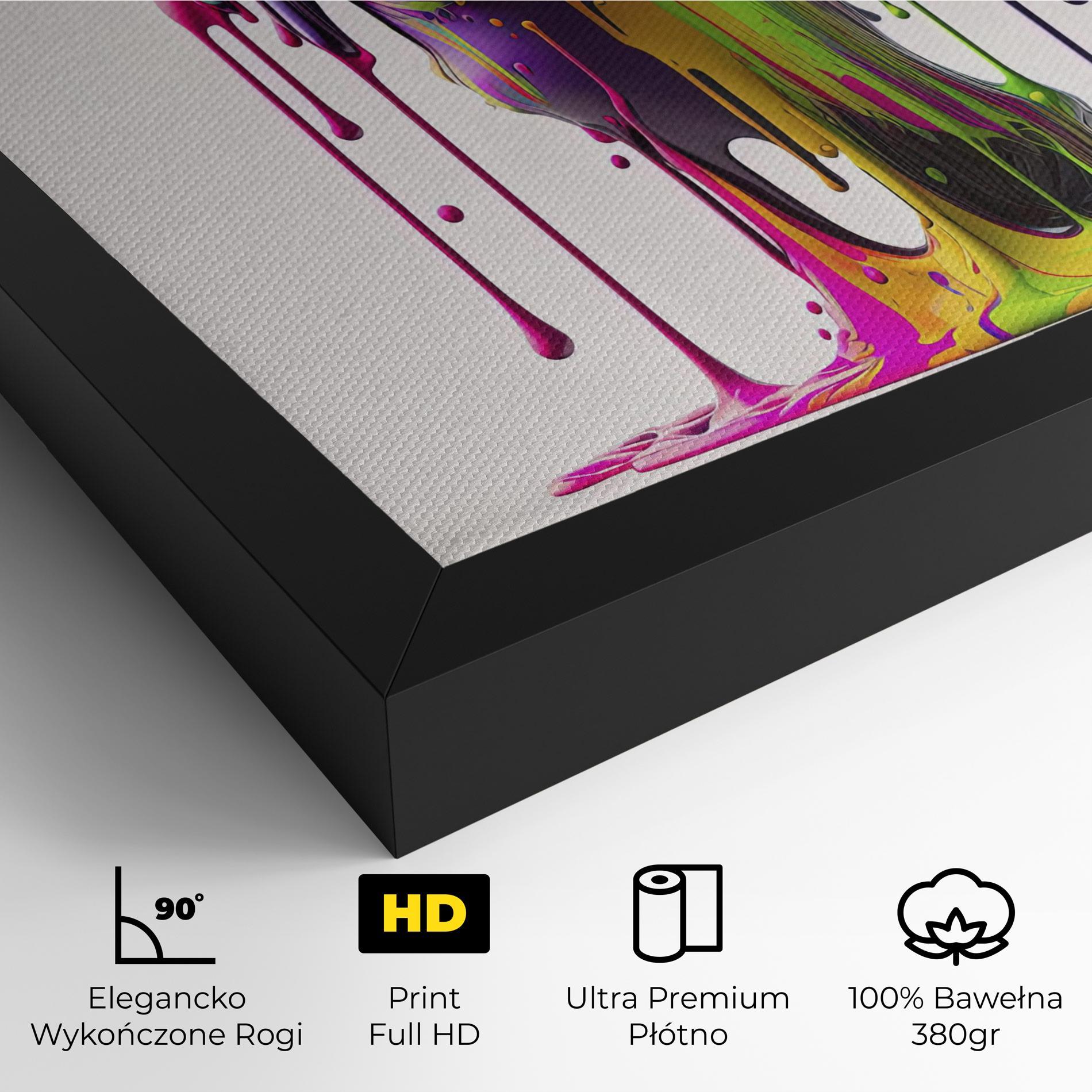 Obraz na Płótnie Colorful Body mockup 4