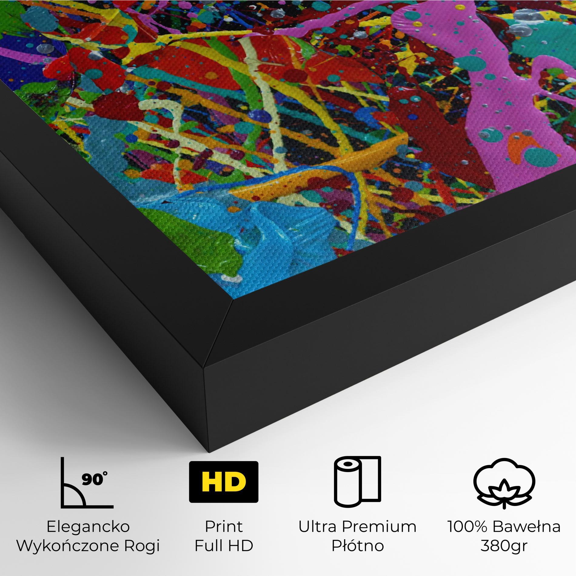 Obraz na Płótnie Dark Panorama mockup 4