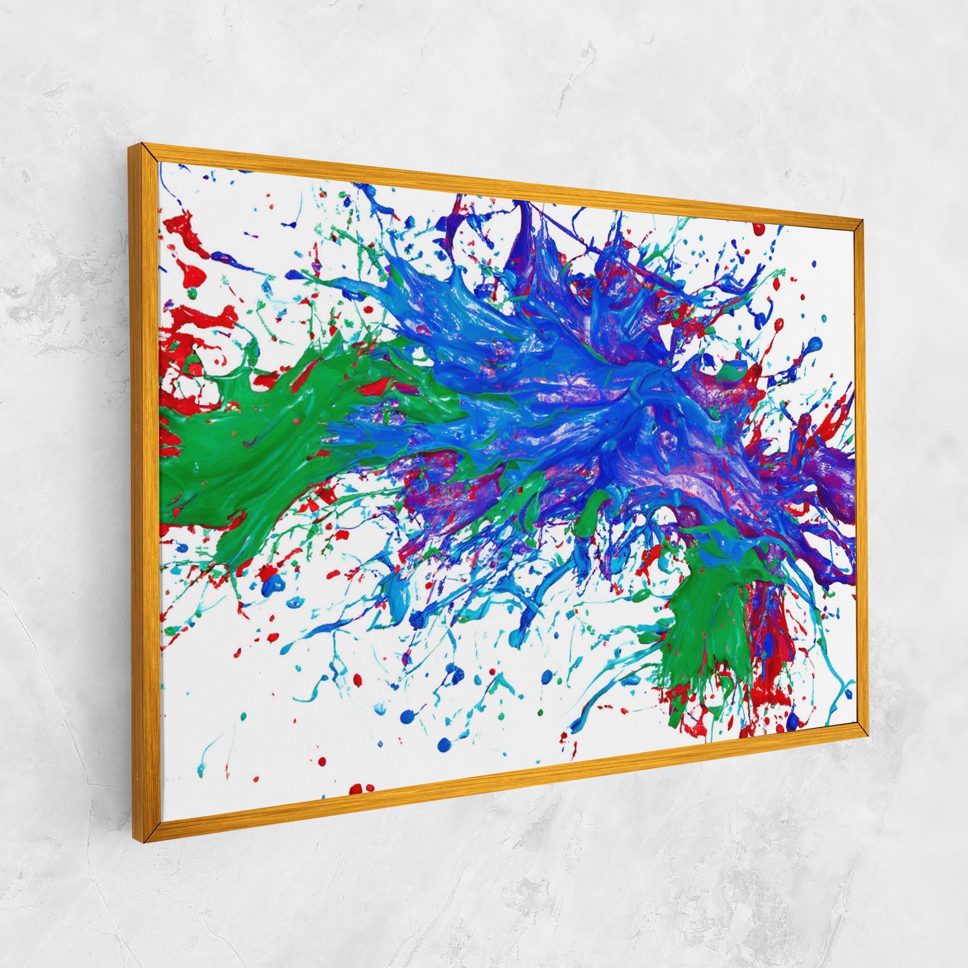 Obraz na Płótnie Colorful Blue Purple mockup 1