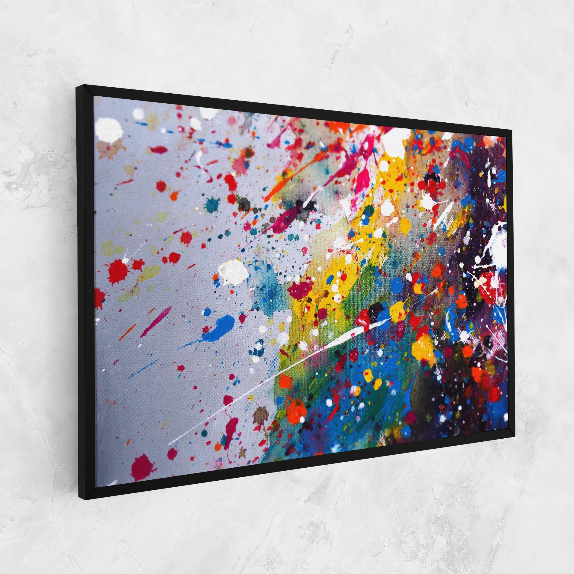 Obraz na Płótnie Watercolor Drops mockup 1