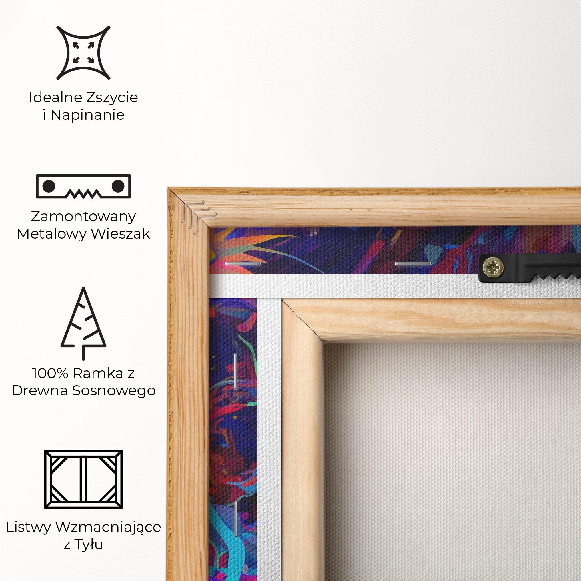 Obraz na Płótnie Abstract Color Work mockup 5