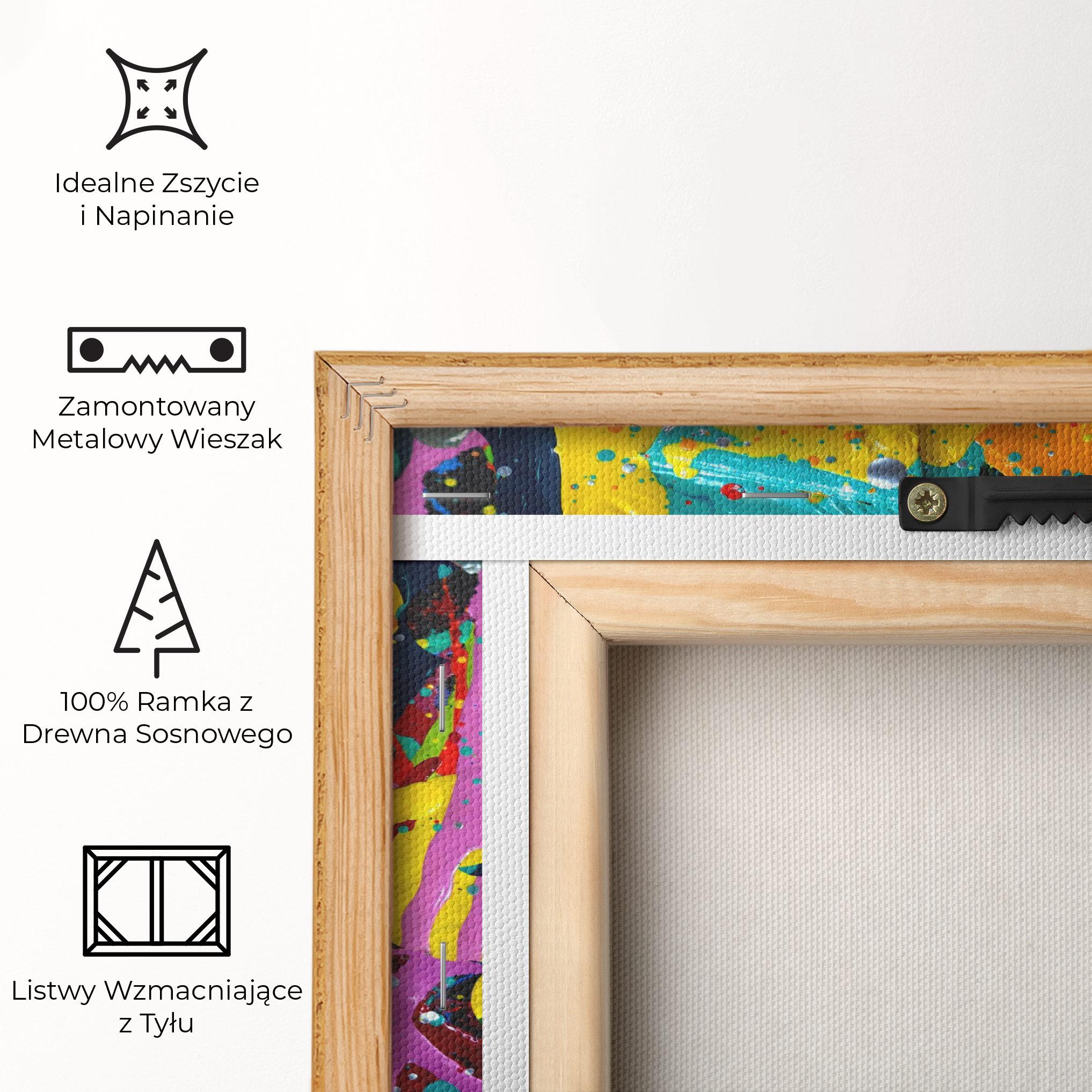 Obraz na Płótnie Dark Panorama mockup 5