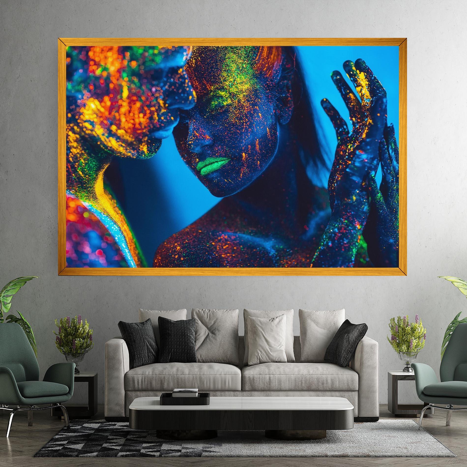 Obraz na Płótnie Fluorescent Couple mockup 7