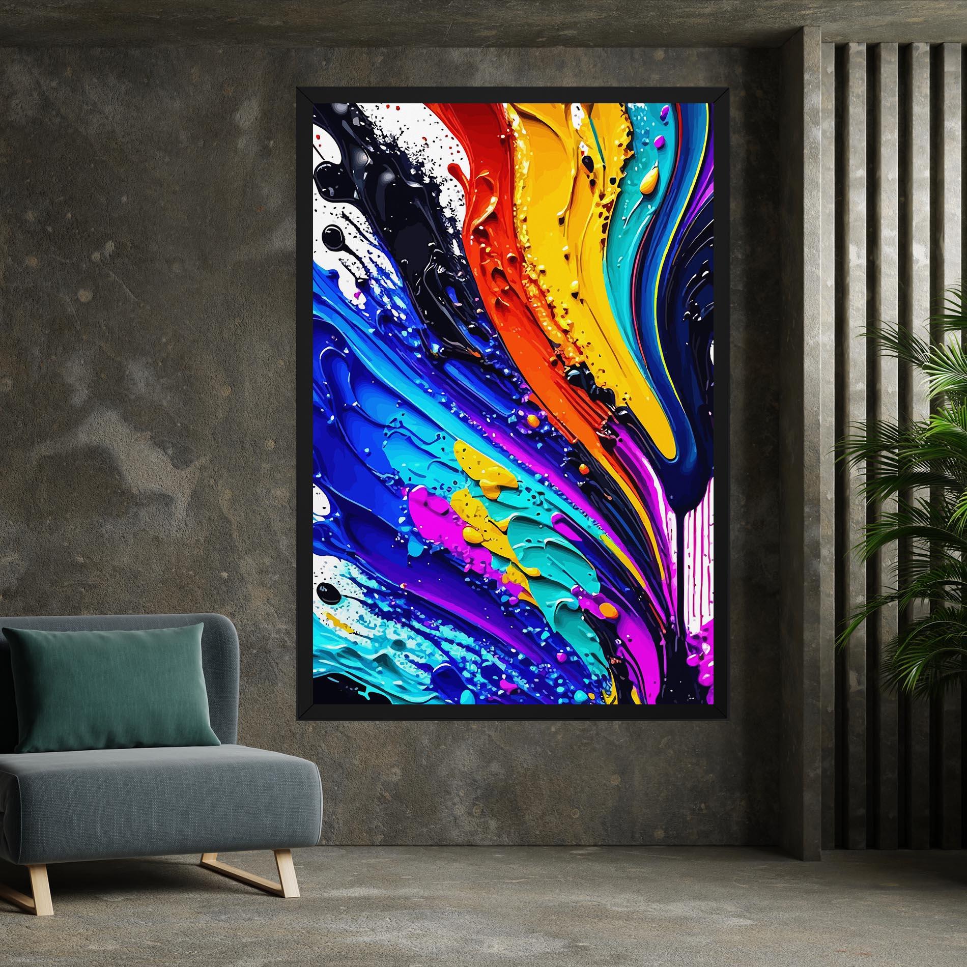 Obraz na Płótnie Beautiful Splash mockup 7