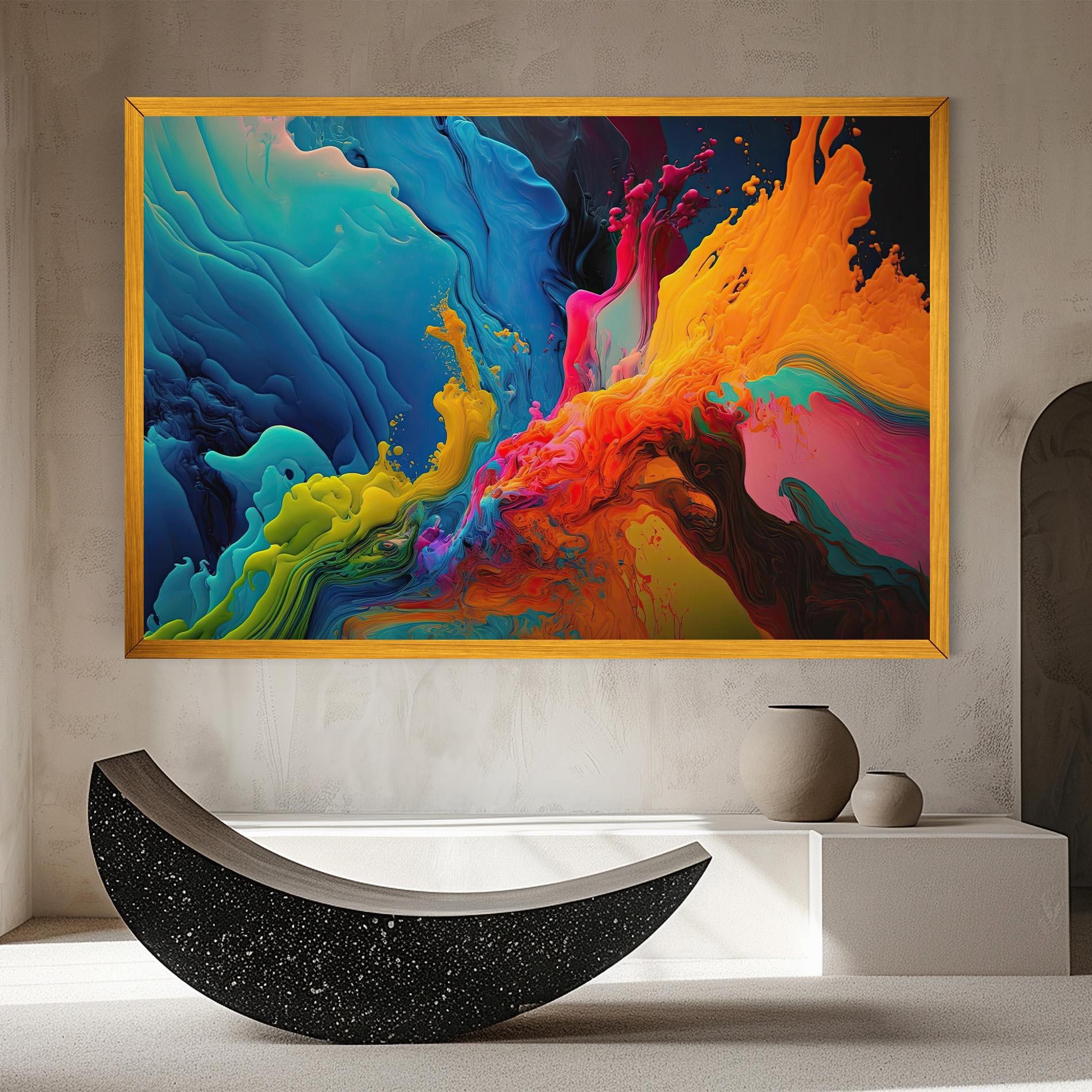 Obraz na Płótnie Color Floating mockup 8