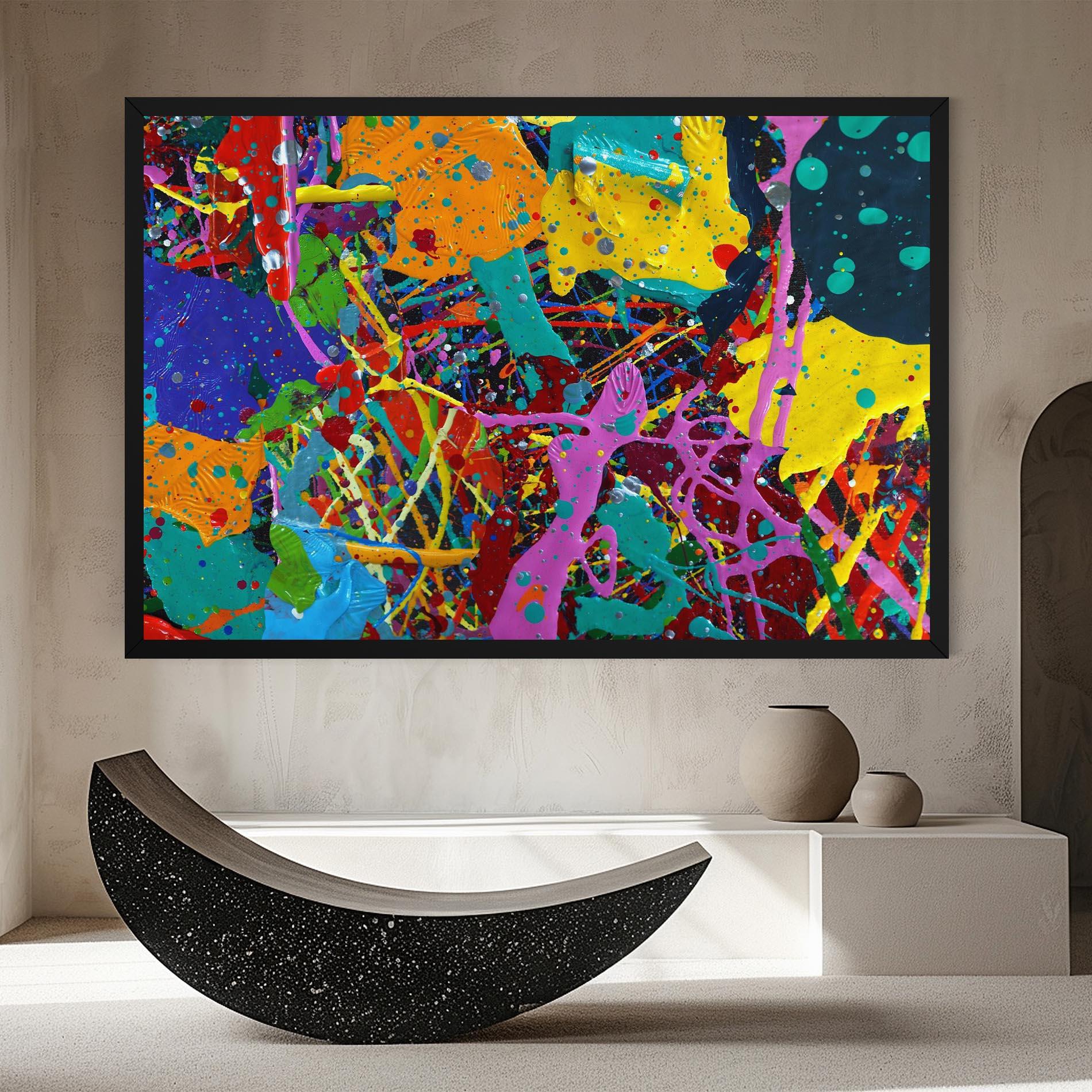 Obraz na Płótnie Dark Panorama mockup 8