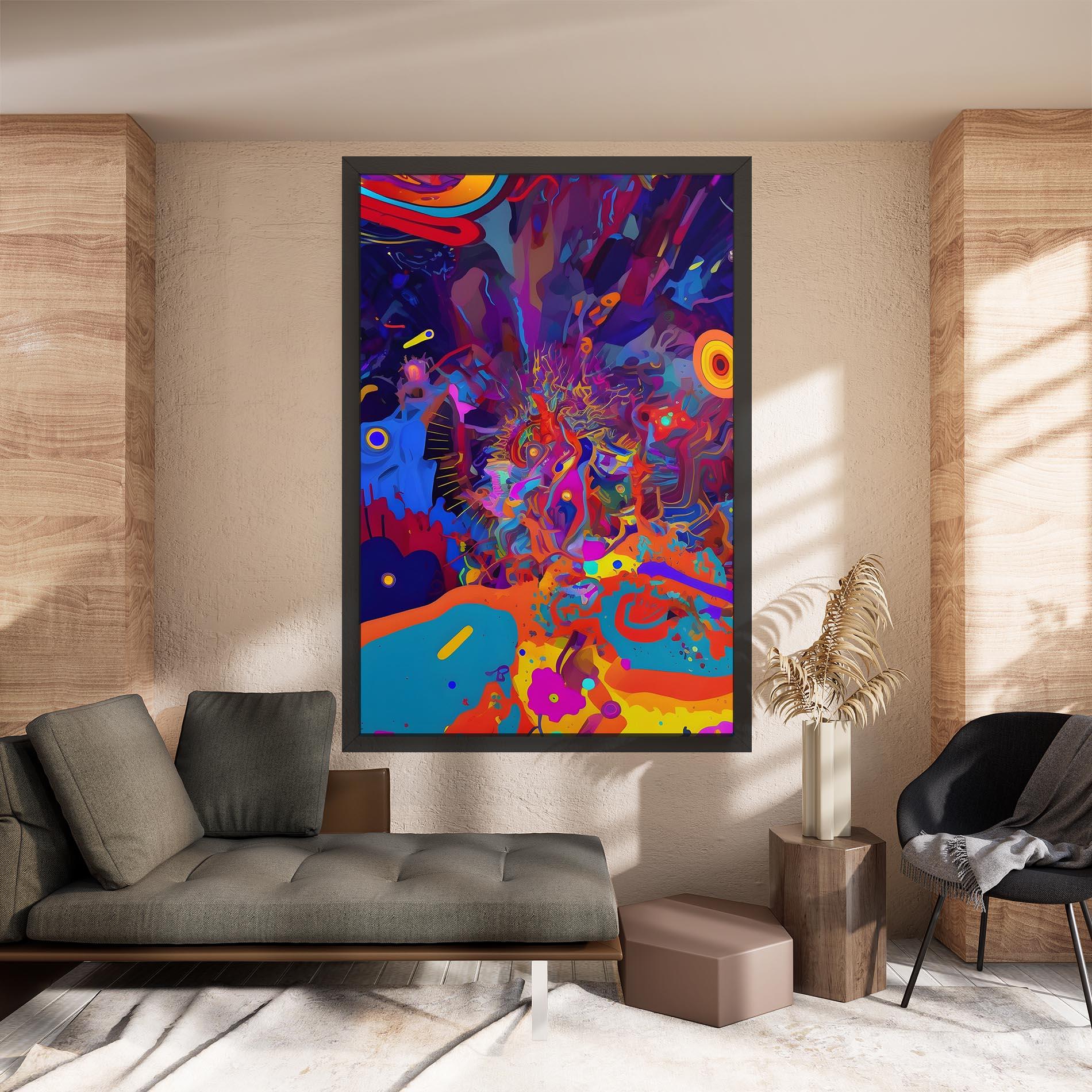 Obraz na Płótnie Abstract Color Work mockup 8