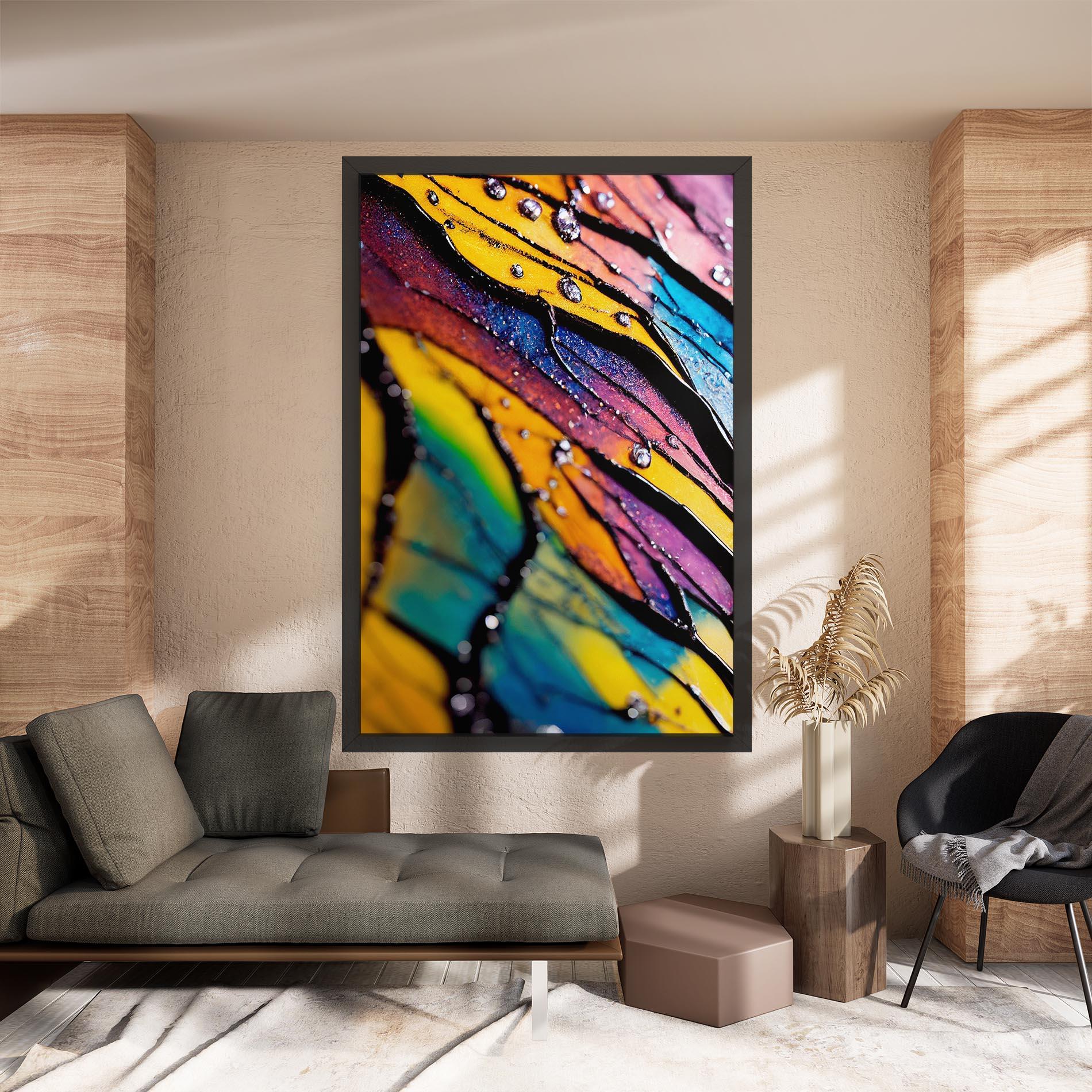 Obraz na Płótnie Beautiful Colorful Epoxy mockup 8