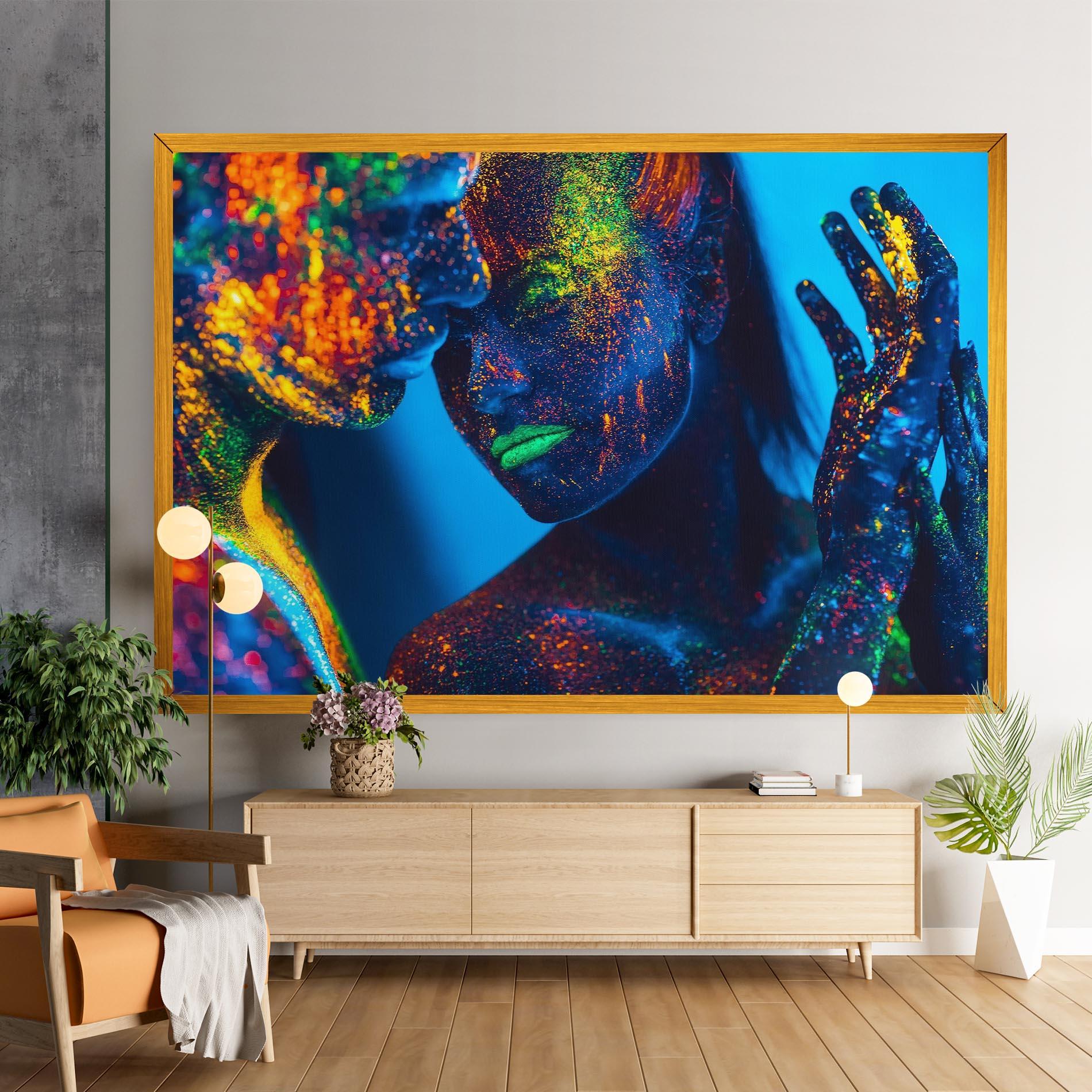 Obraz na Płótnie Fluorescent Couple mockup 9