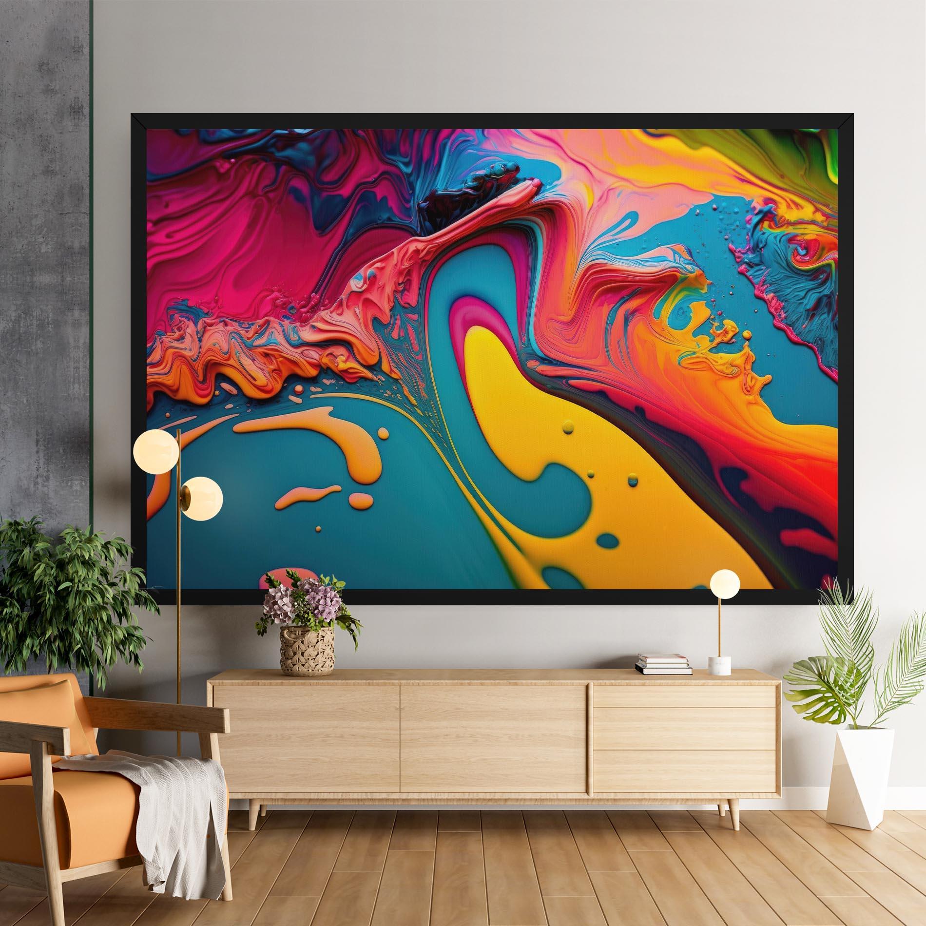 Obraz na Płótnie Acrylic Close Up mockup 9