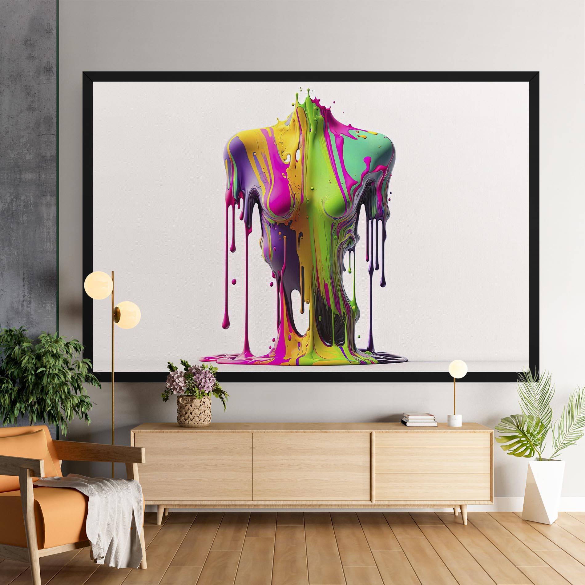 Obraz na Płótnie Colorful Body mockup 9