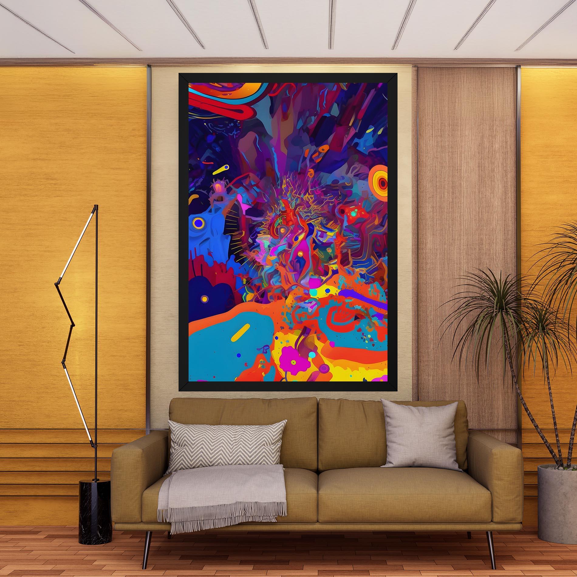 Obraz na Płótnie Abstract Color Work mockup 9