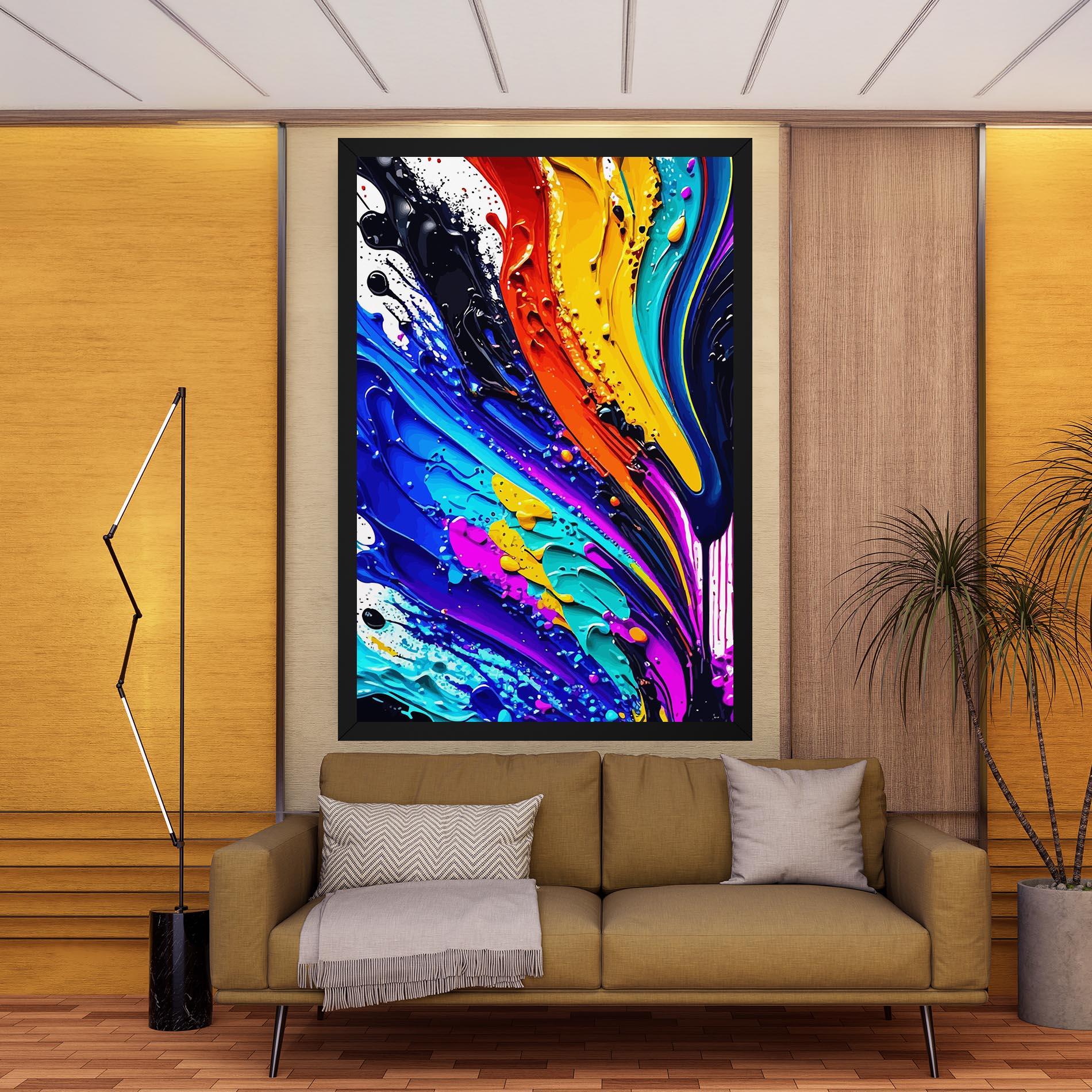 Obraz na Płótnie Beautiful Splash mockup 9