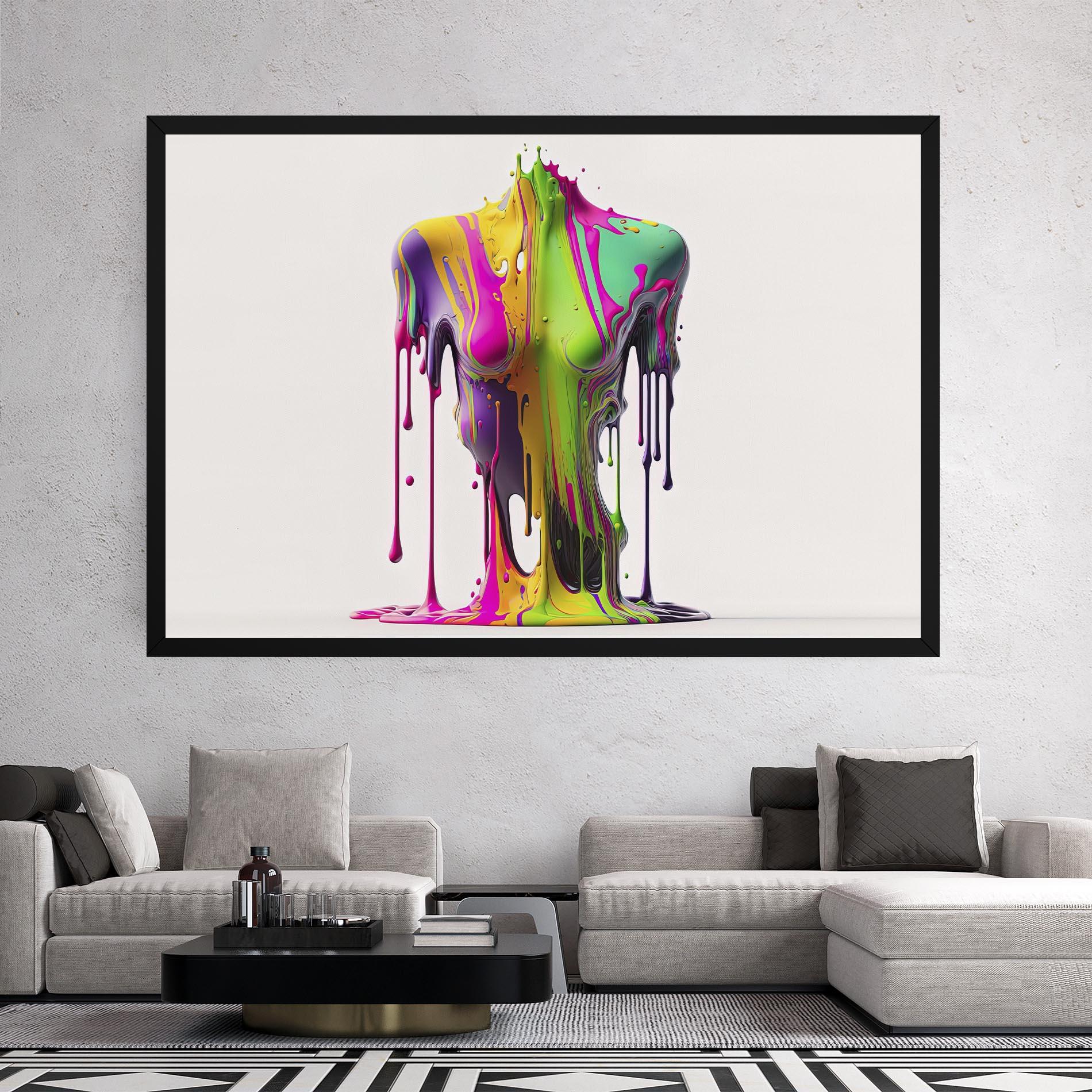 Obraz na Płótnie Colorful Body mockup 2