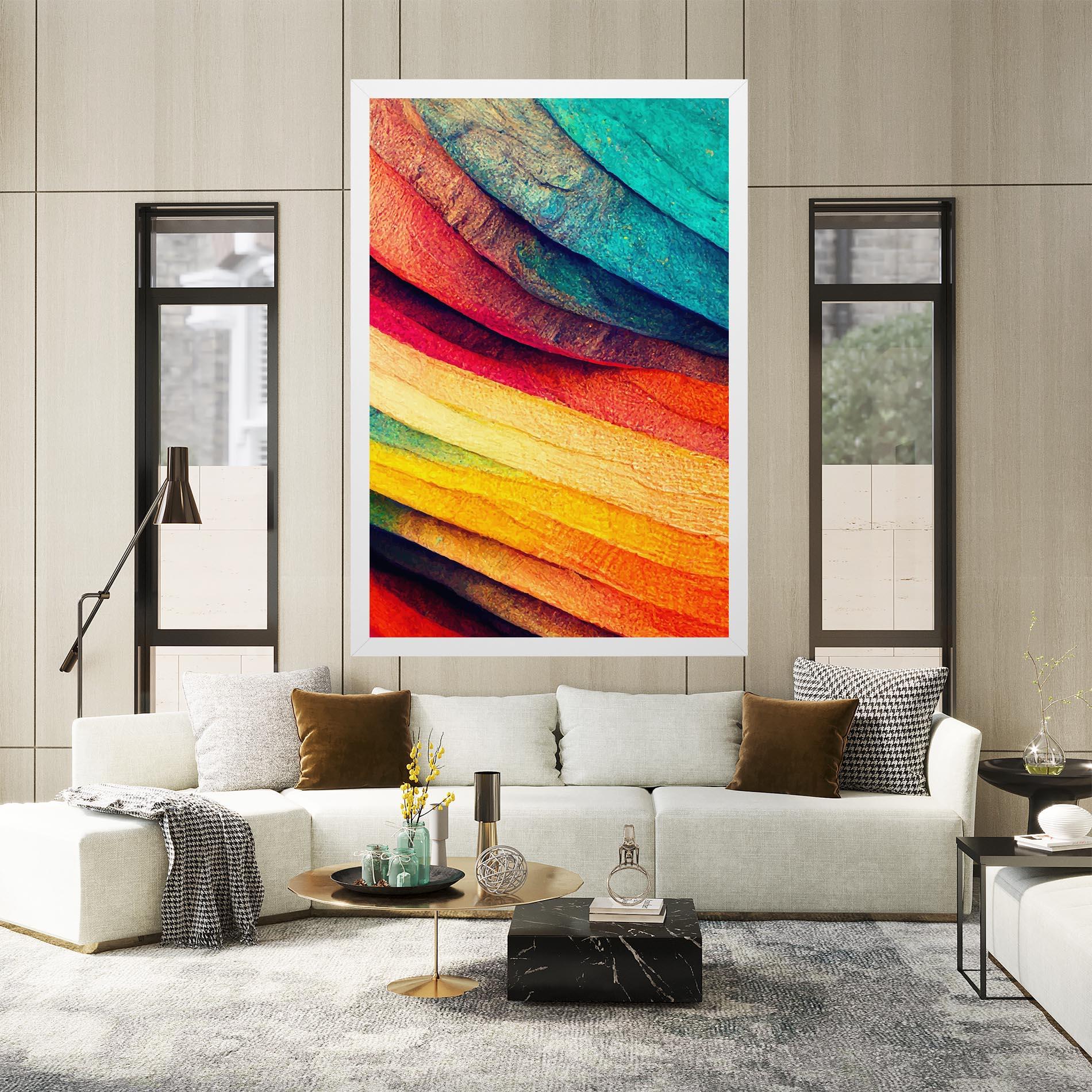 Obraz na Płótnie Autumn Abstract Color mockup 2