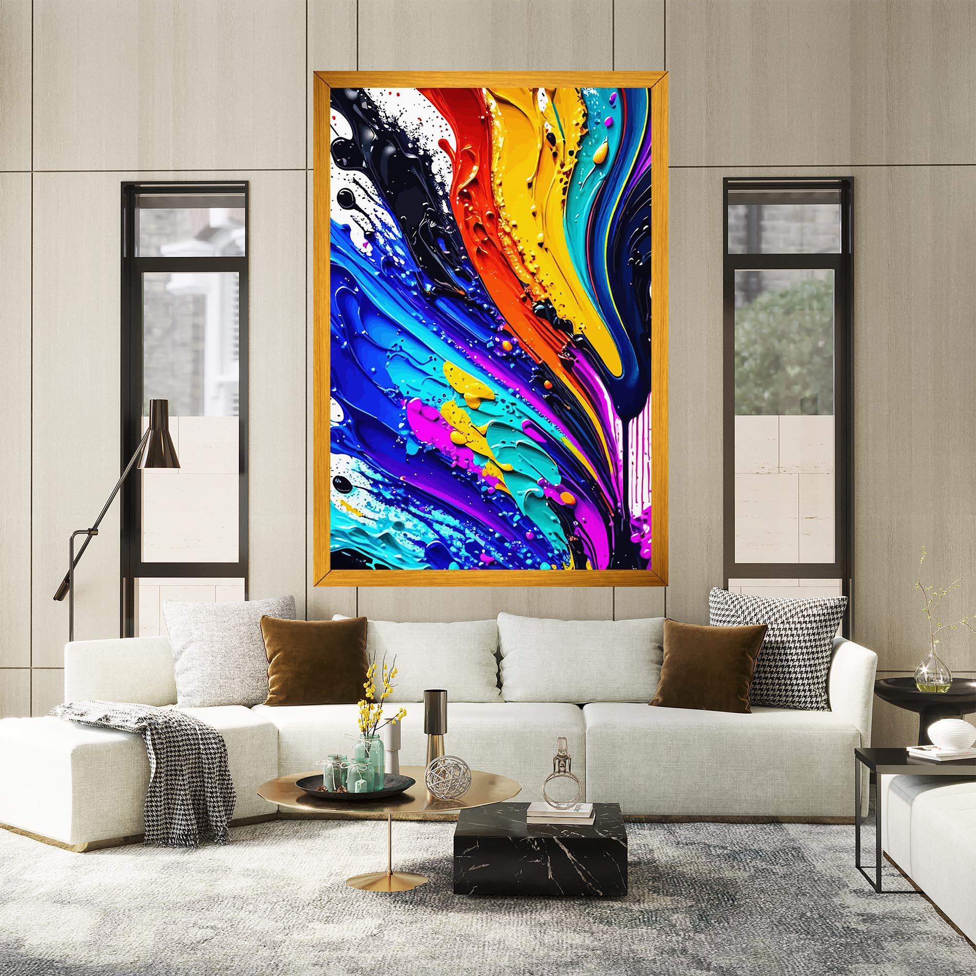 Obraz na Płótnie Beautiful Splash mockup 2