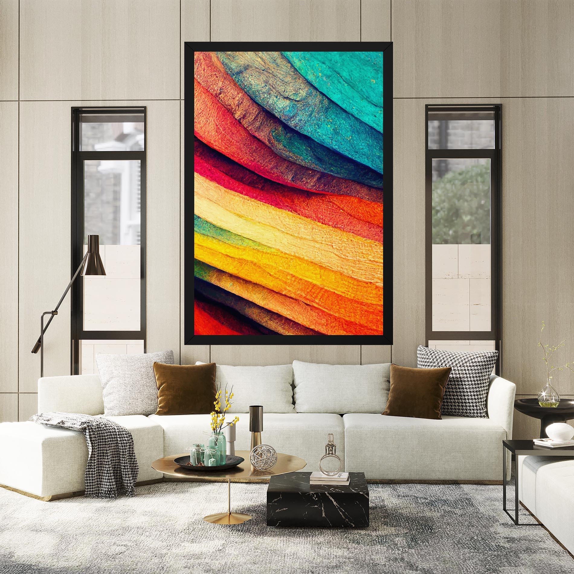 Obraz na Płótnie Autumn Abstract Color mockup 2