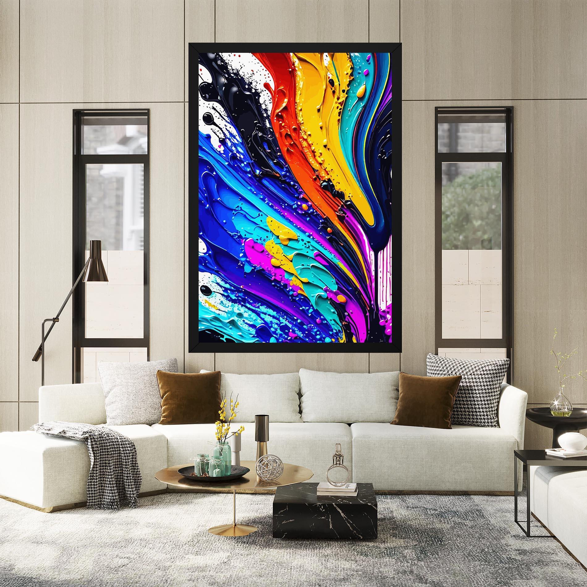 Obraz na Płótnie Beautiful Splash mockup 2