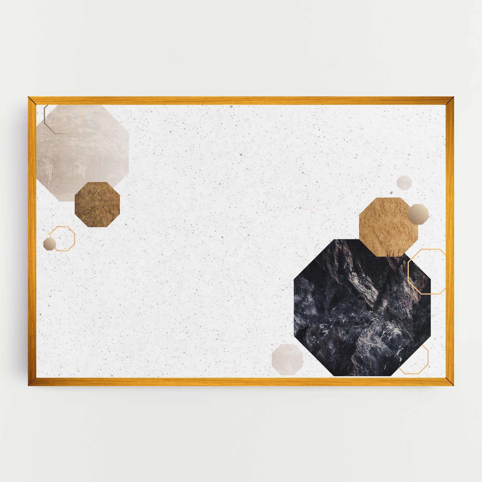 Obraz na Płótnie Big Hexagon mockup 0