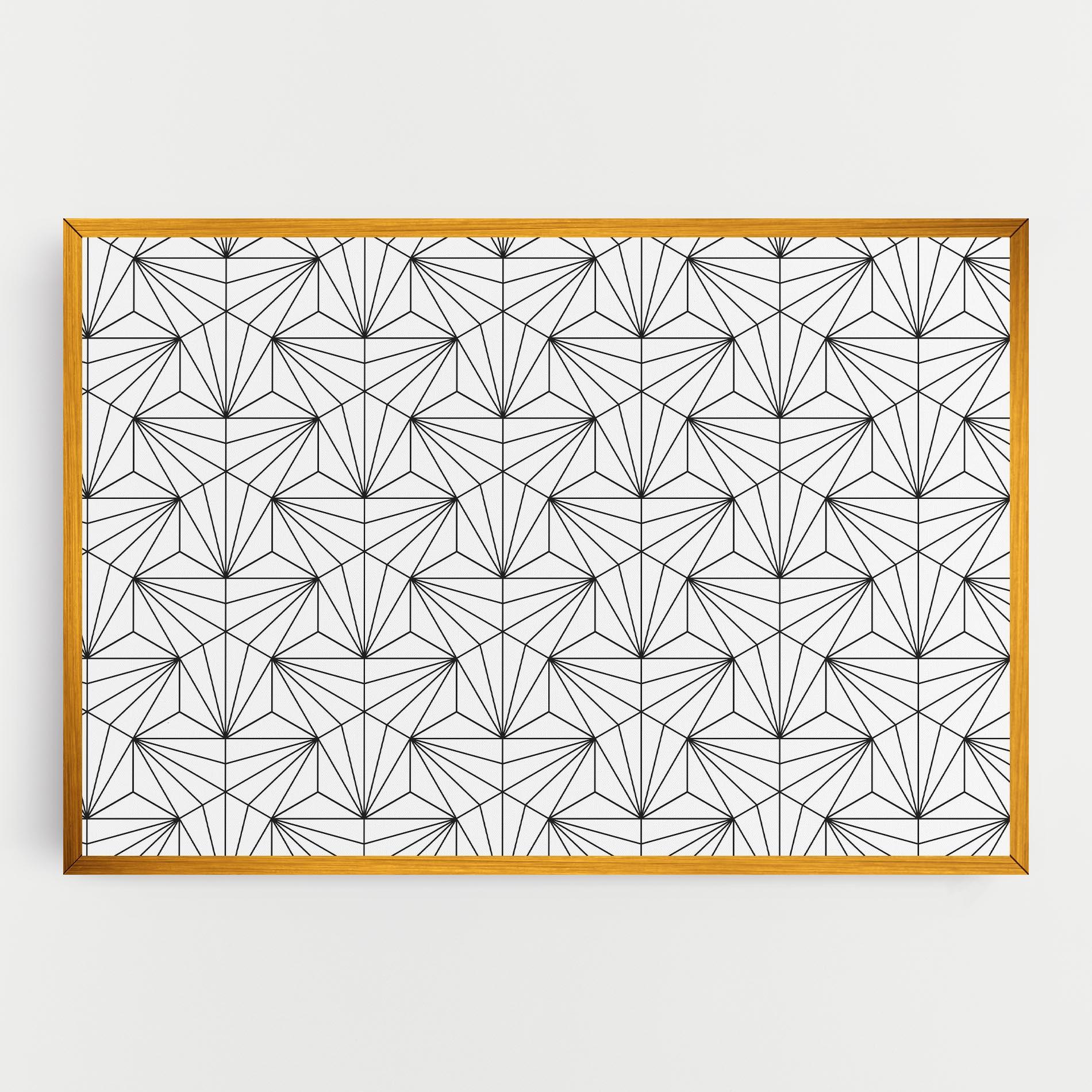 Obraz na Płótnie Black Triangle mockup 0