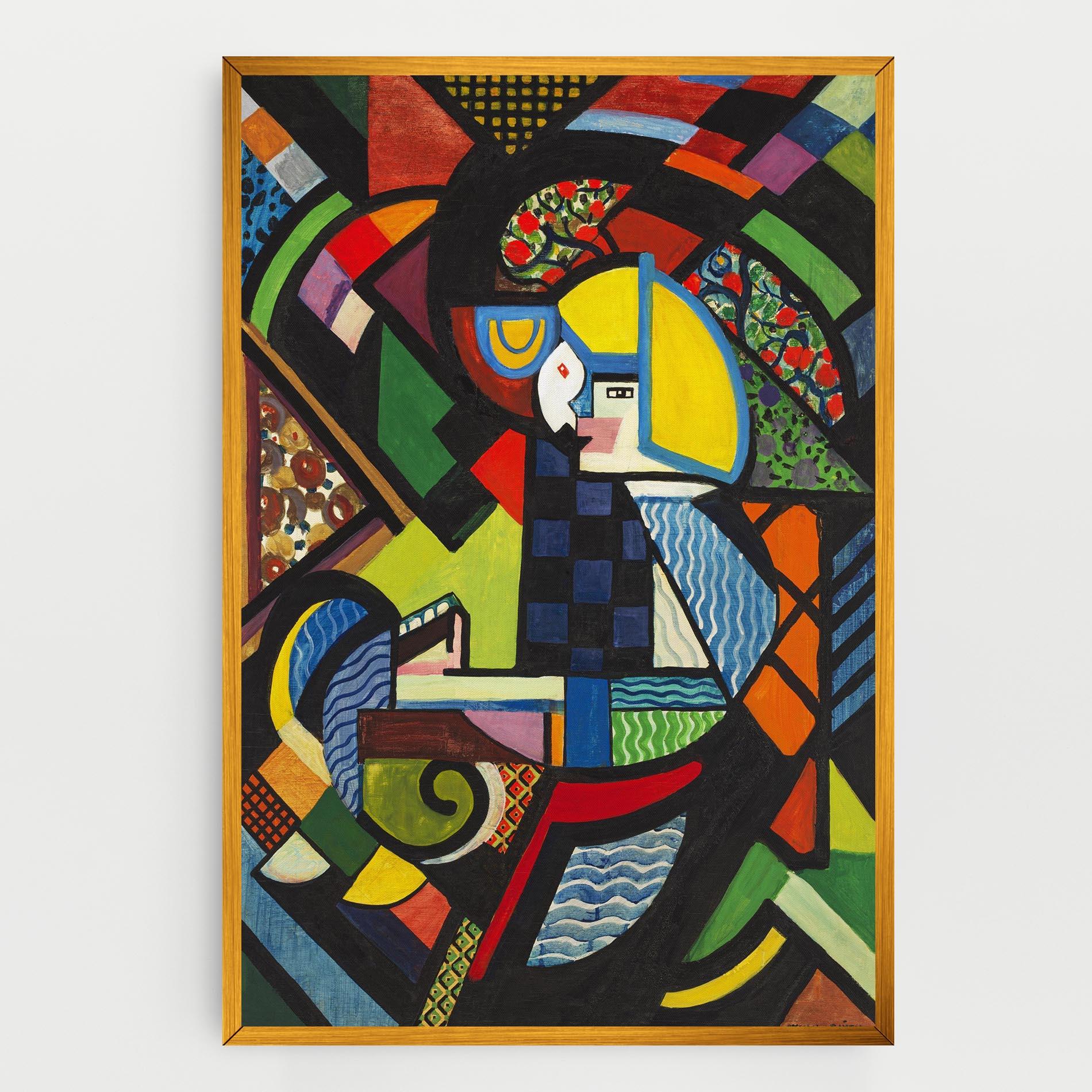 Obraz na Płótnie Mix Color Shapes mockup 0