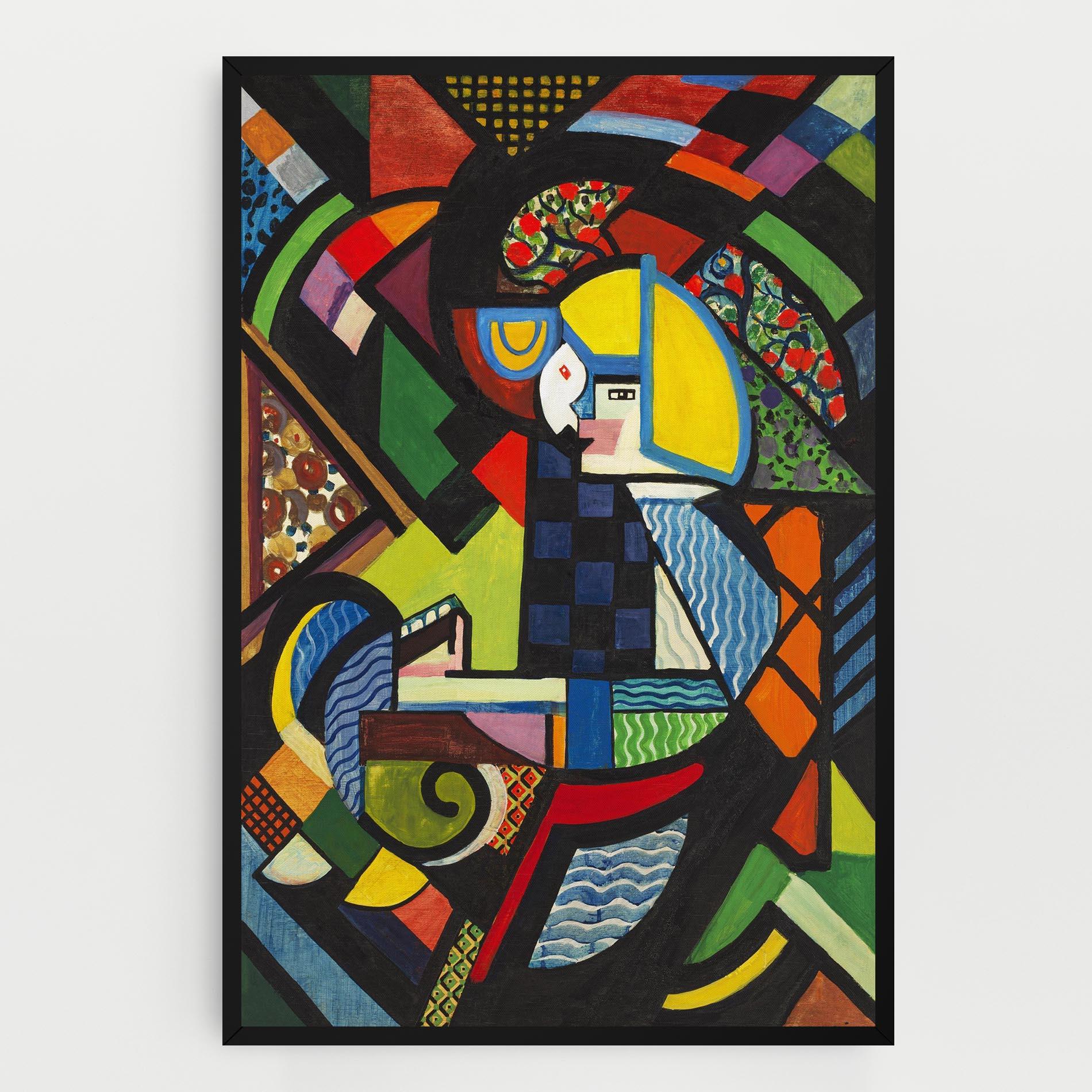 Obraz na Płótnie Mix Color Shapes mockup 0