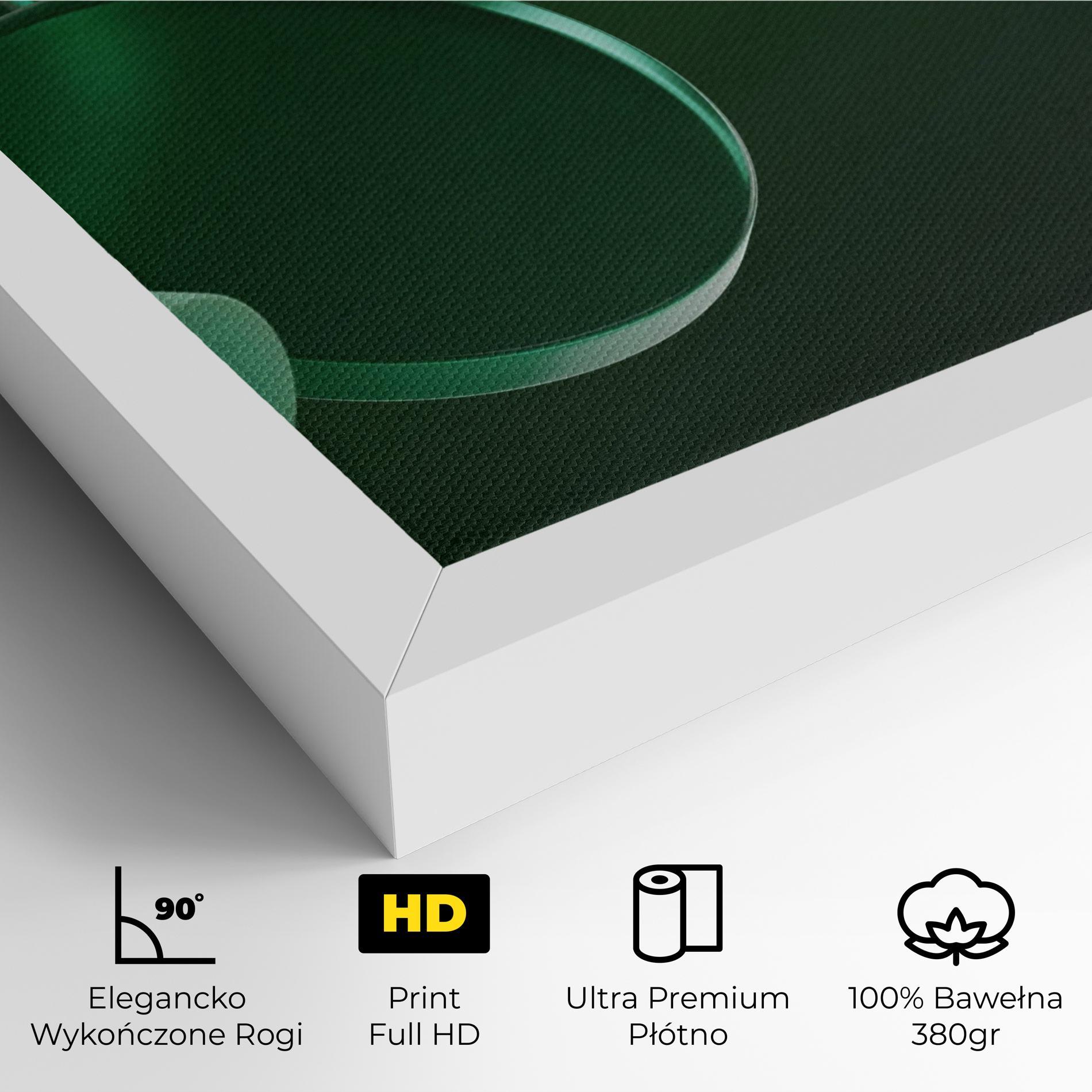 Obraz na Płótnie Green Circle Floating mockup 4