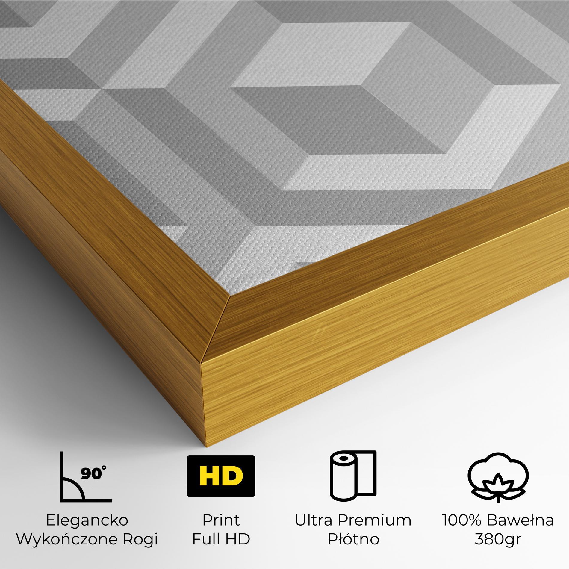 Obraz na Płótnie 3d Square mockup 4