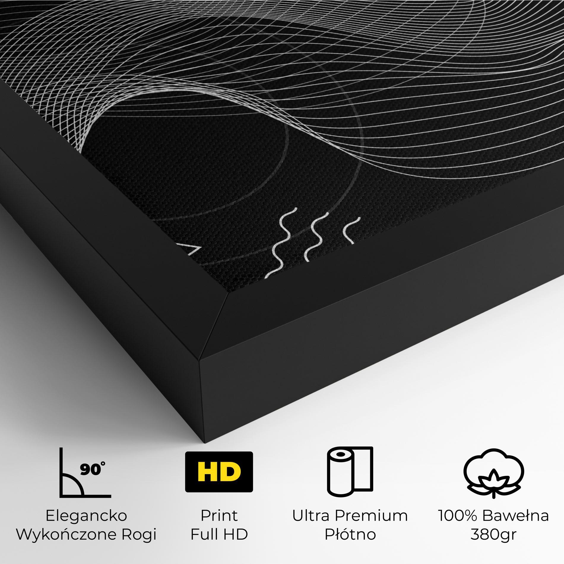 Obraz na Płótnie Geometric Lines mockup 4