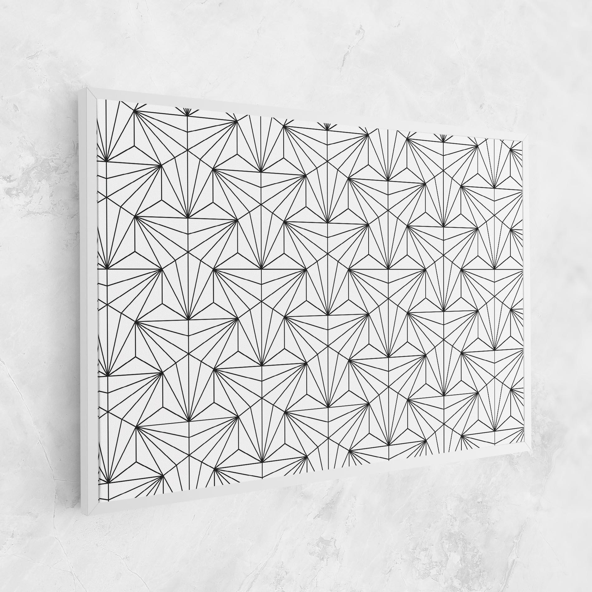 Obraz na Płótnie Black Triangle mockup 1