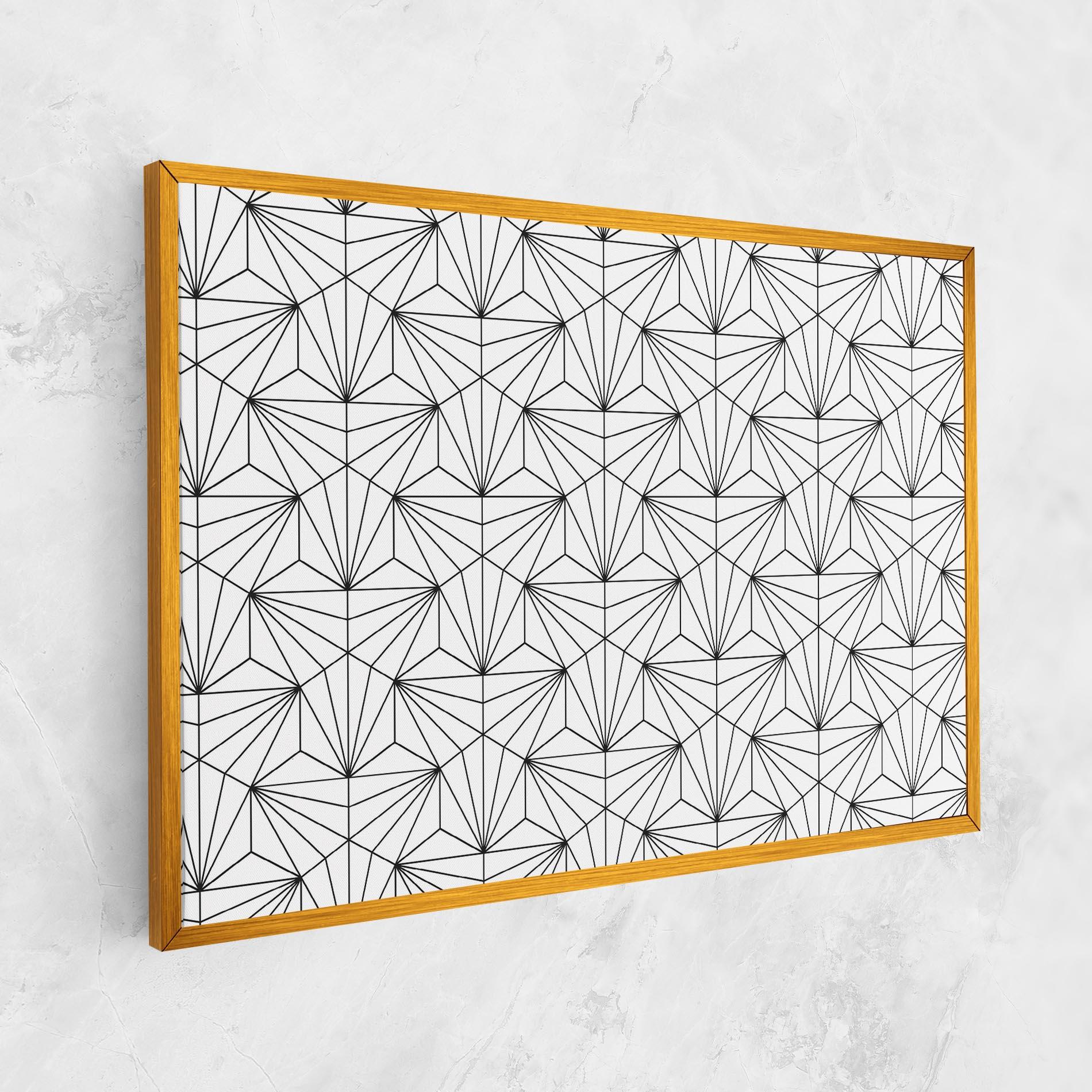 Obraz na Płótnie Black Triangle mockup 1