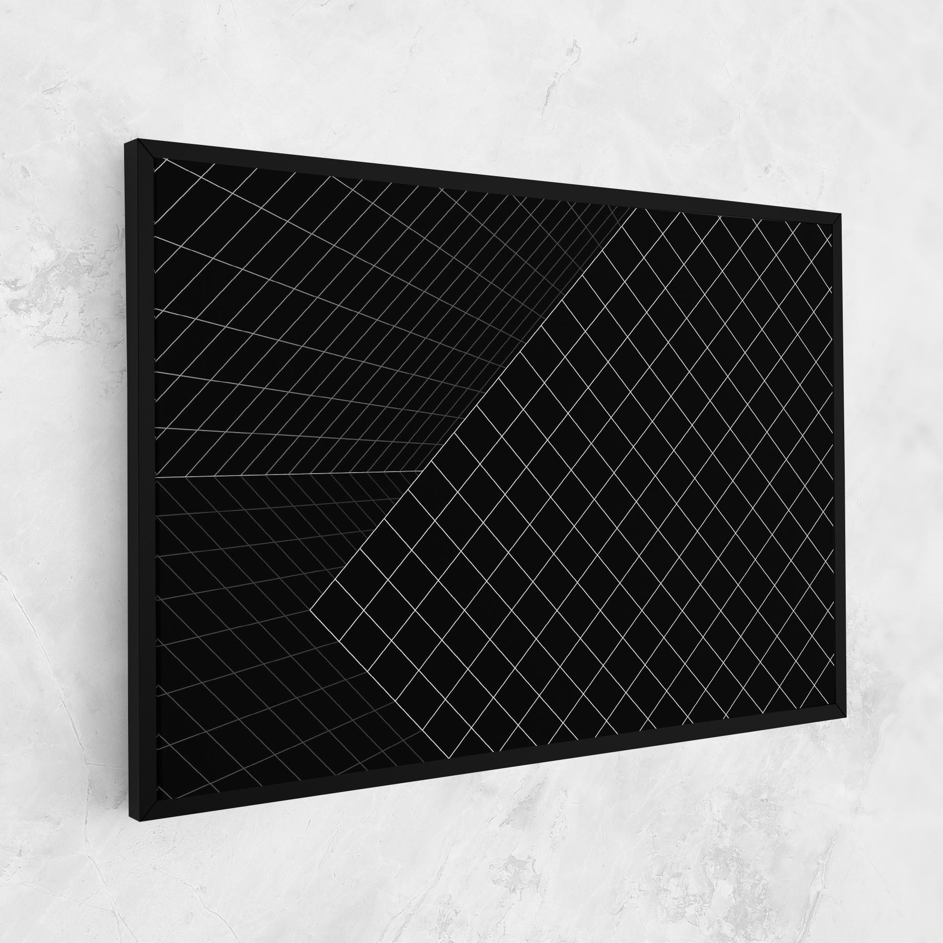 Obraz na Płótnie Black Square mockup 1