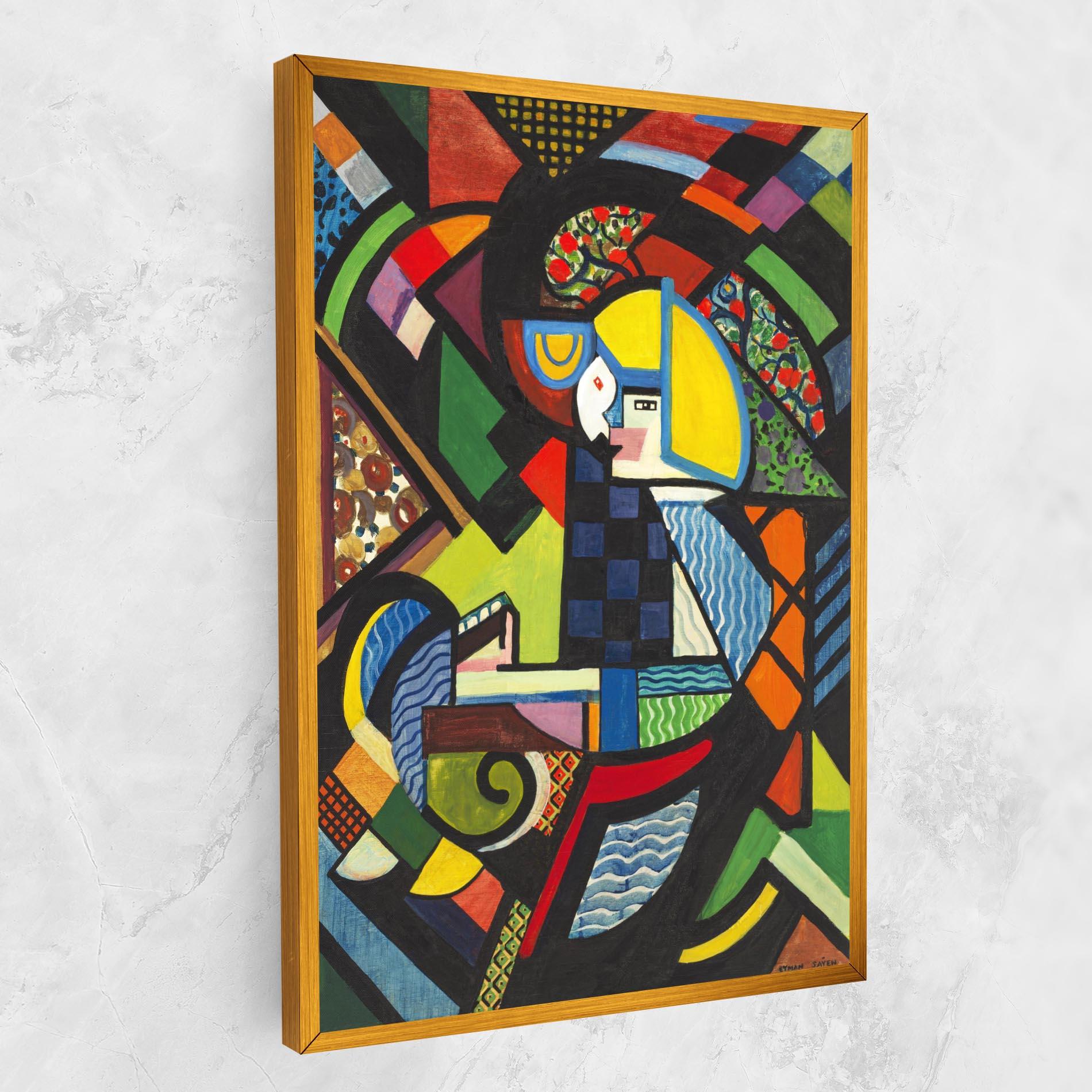 Obraz na Płótnie Mix Color Shapes mockup 1