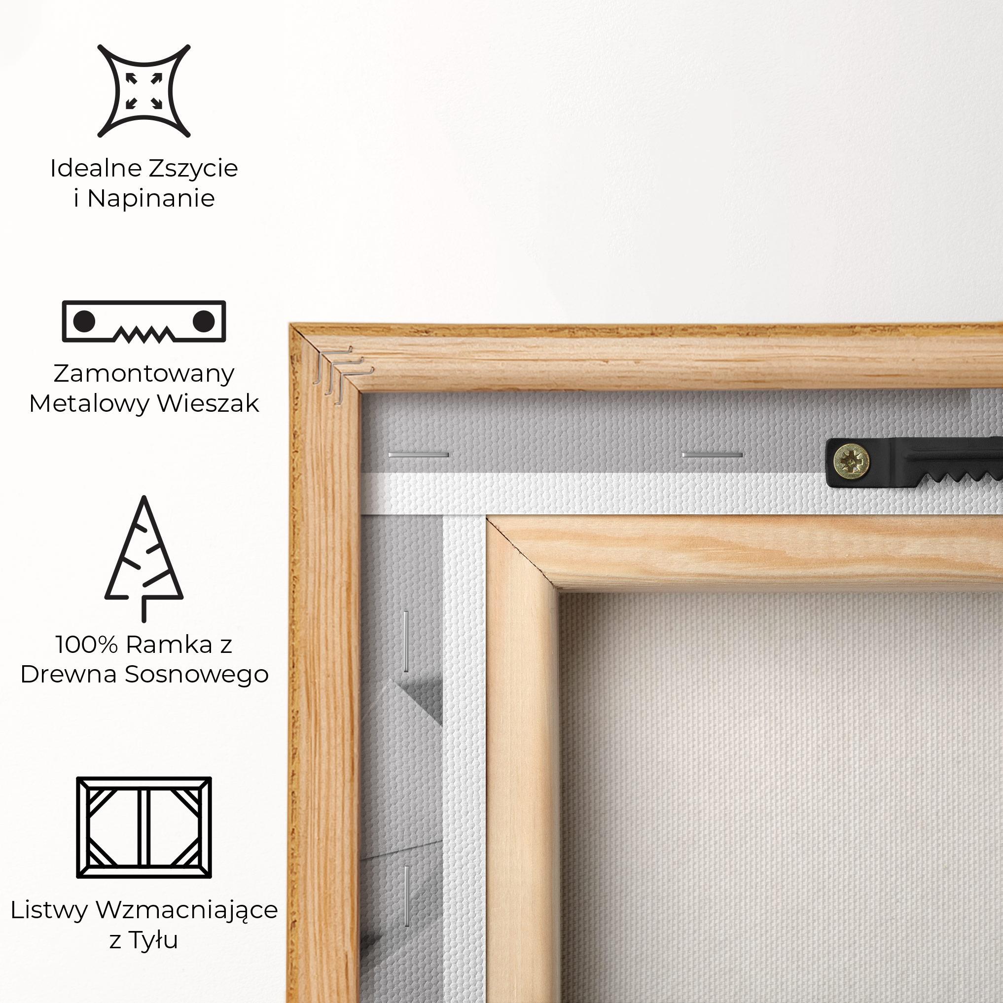 Obraz na Płótnie 3d White Triangle mockup 5