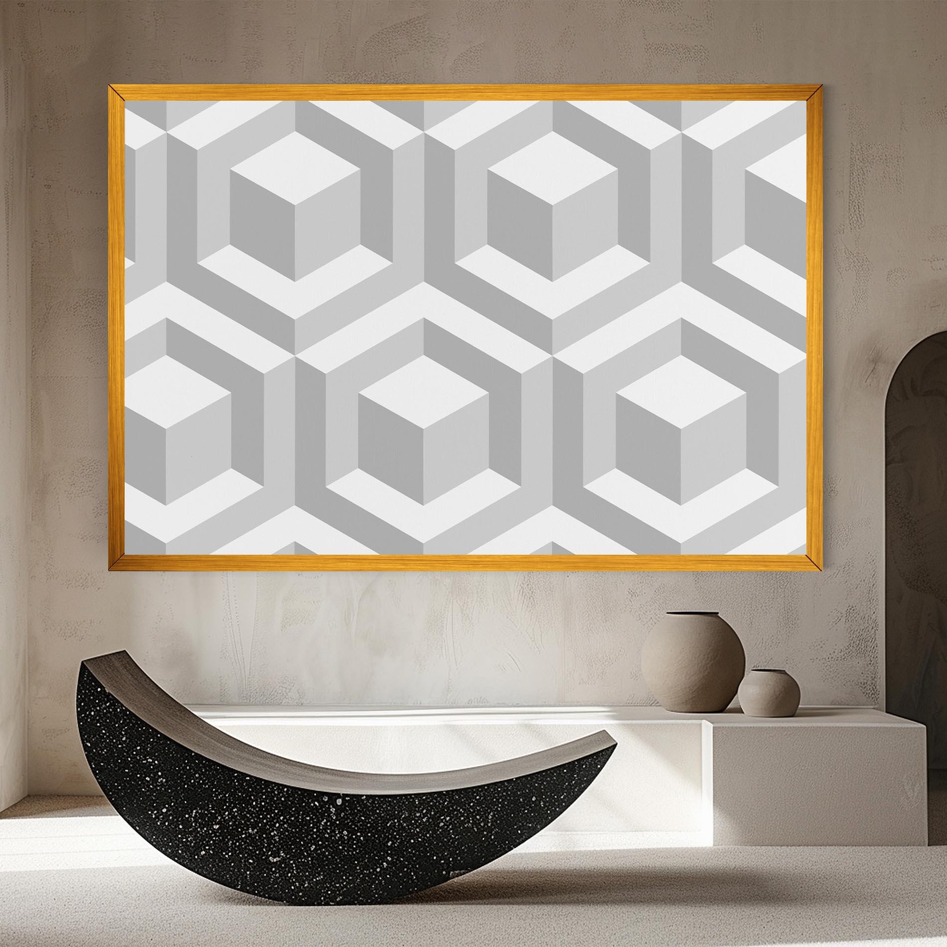 Obraz na Płótnie 3d Square mockup 8