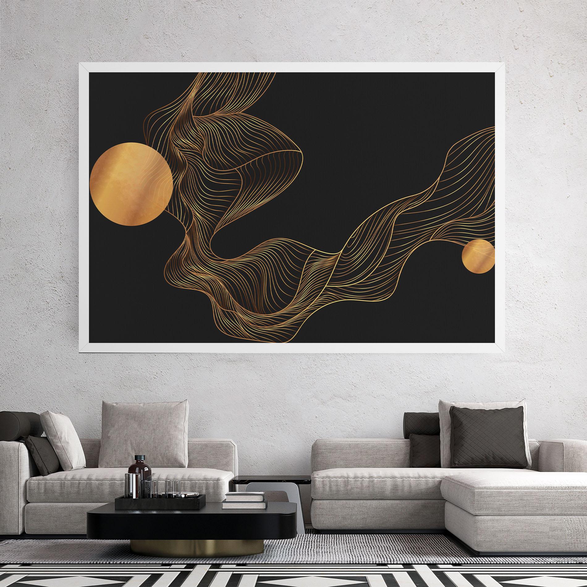 Obraz na Płótnie Frecventa Abstracta mockup 2