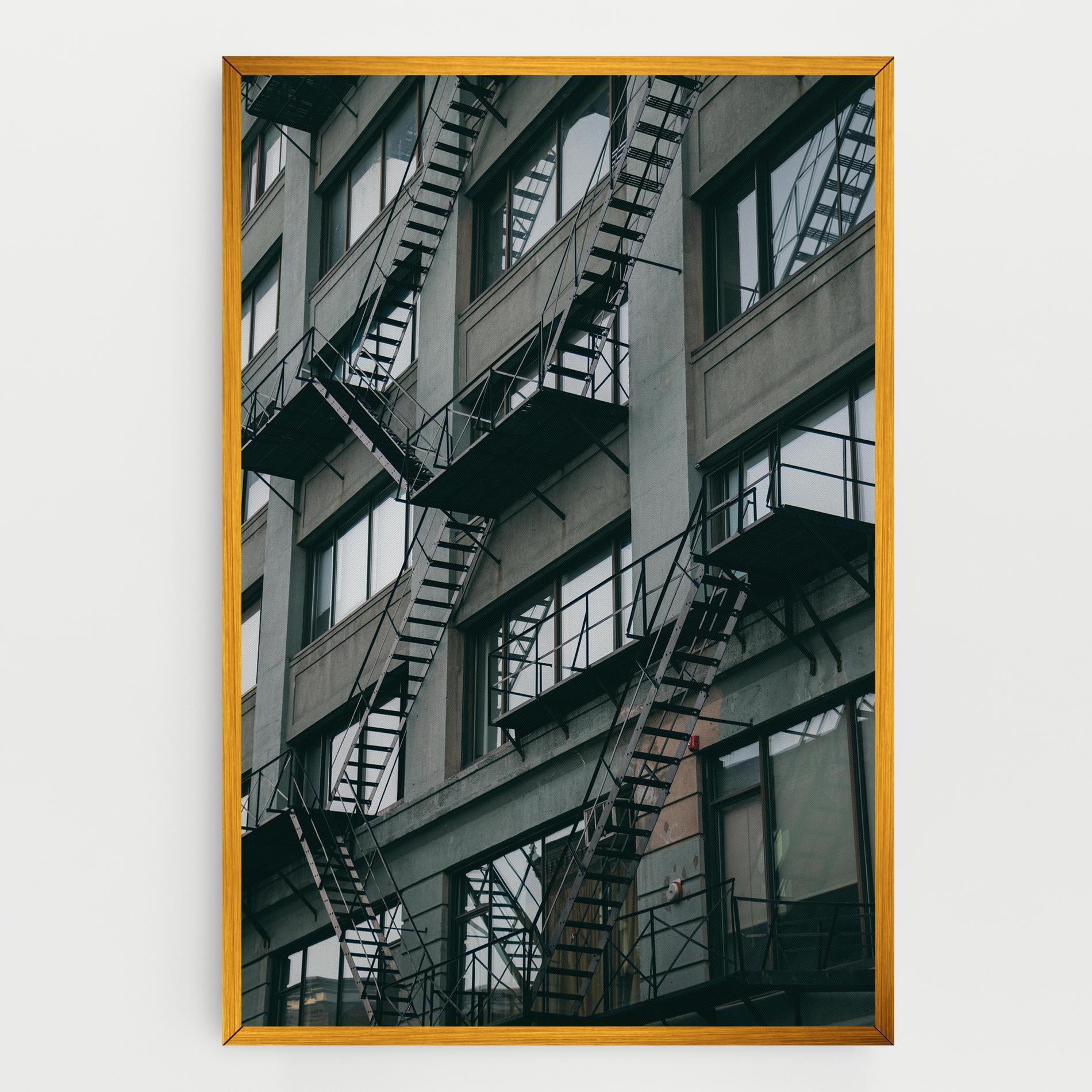 Obraz na Płótnie Building Stairs mockup 0