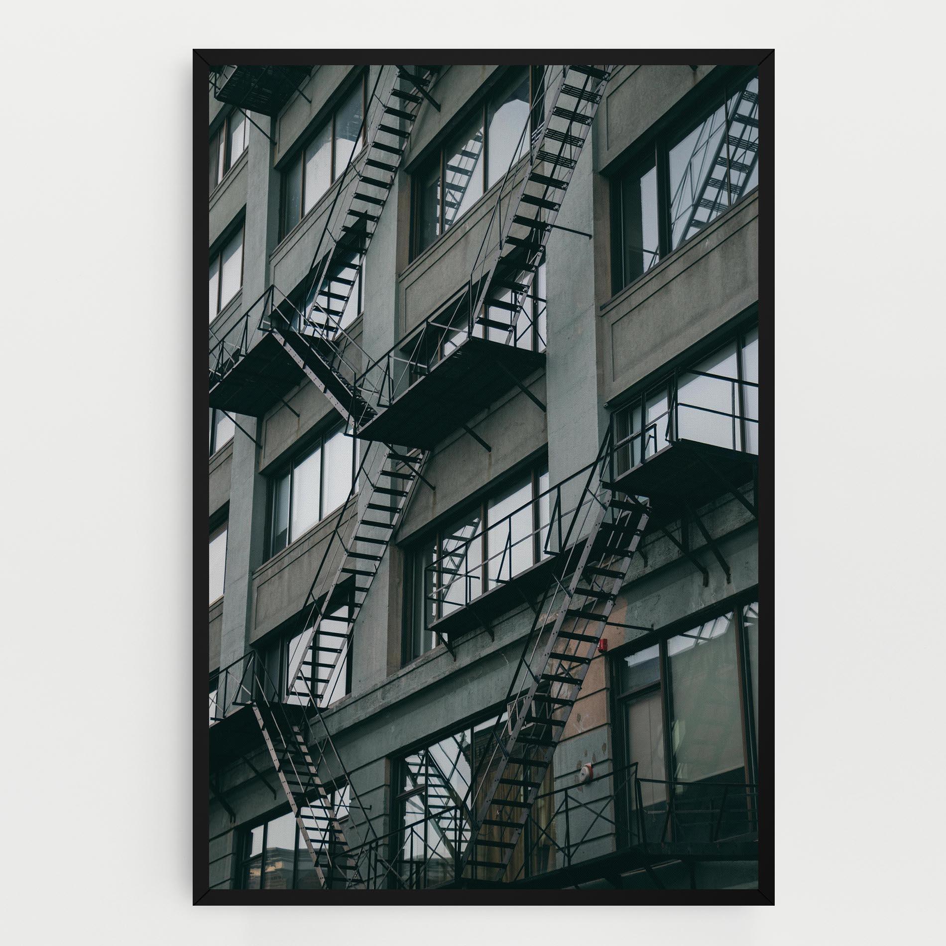 Obraz na Płótnie Building Stairs mockup 0