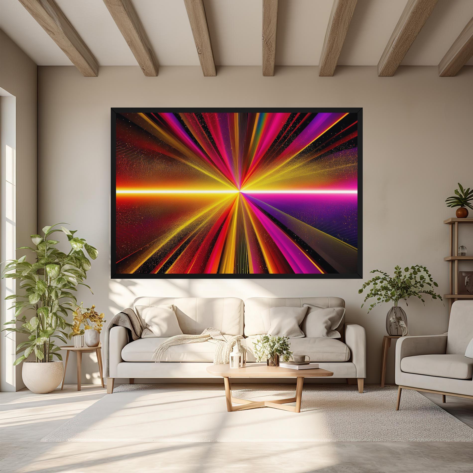 Obraz na Płótnie White Light Mix mockup 6